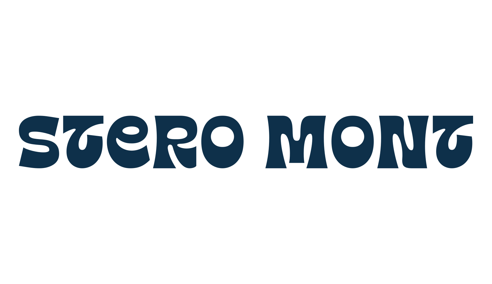 Stero Mont, groovy font preview