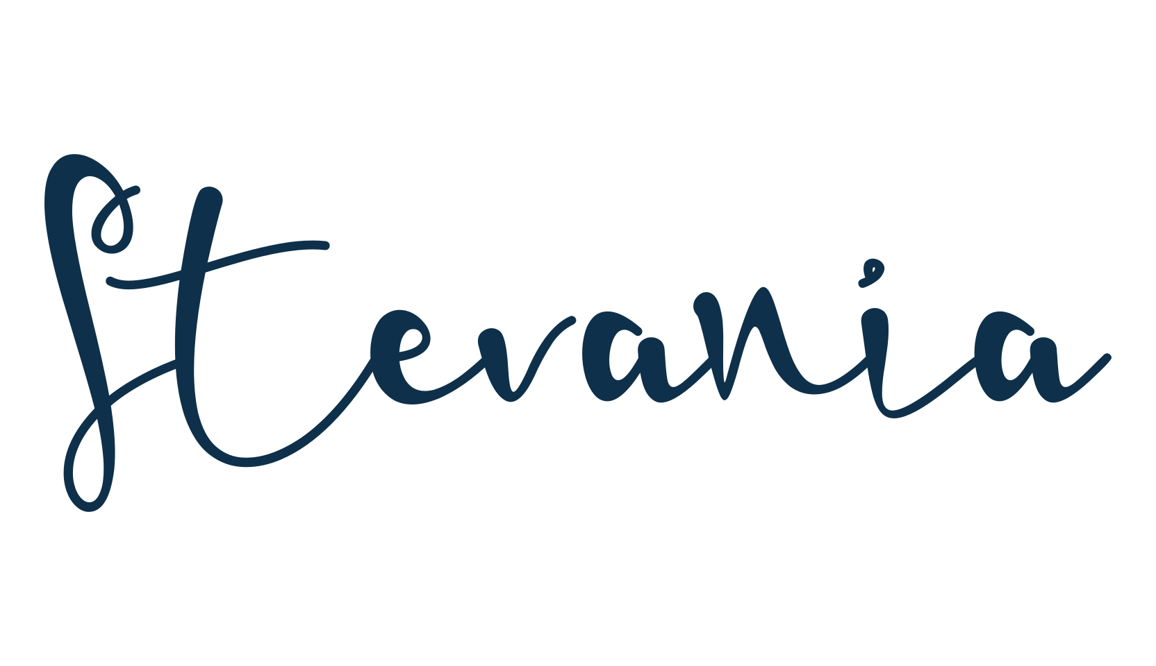 Stevania, fancy decorative font preview