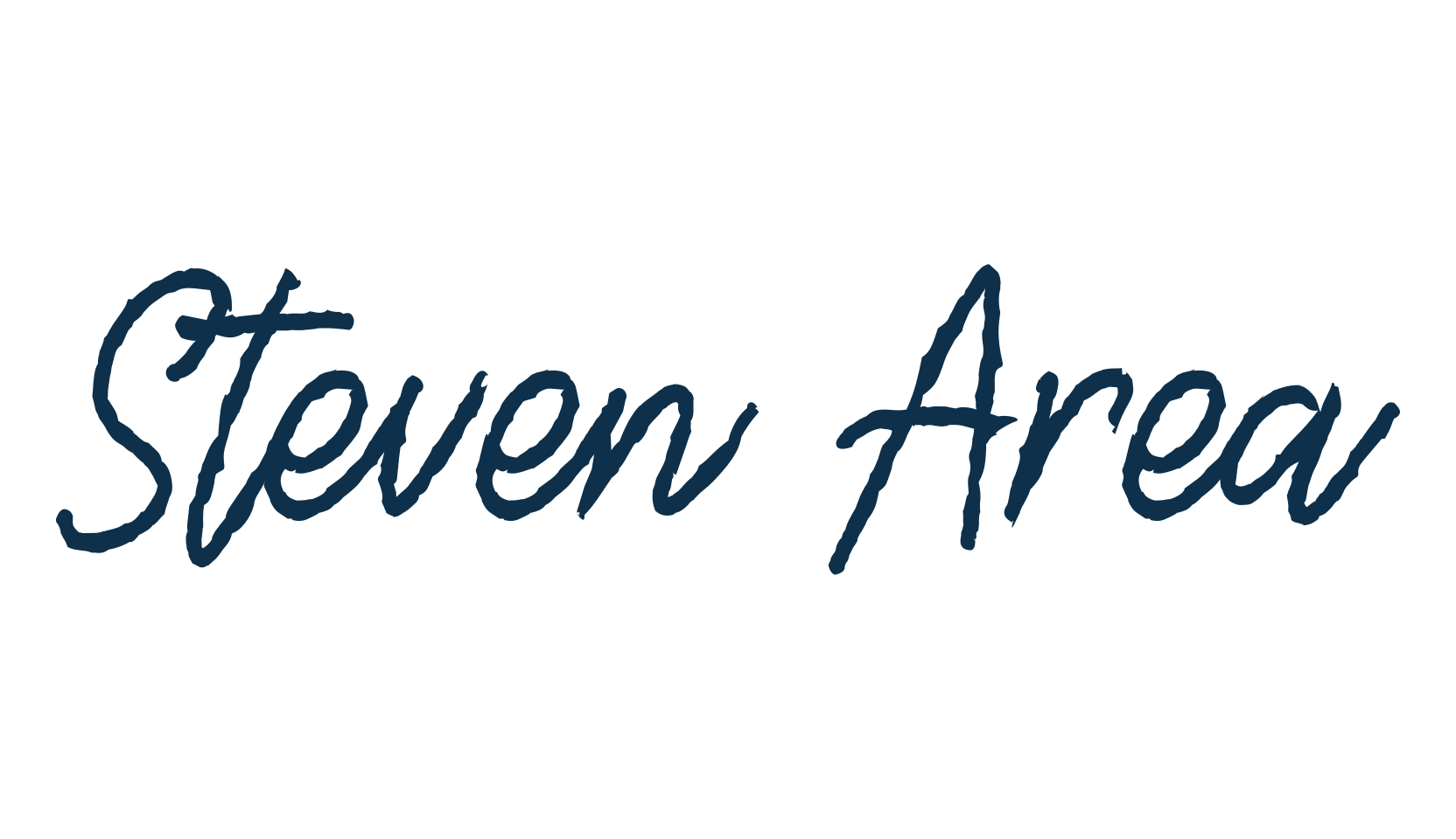 Steven Area, script handwritten fancy decorative calligraphy font preview