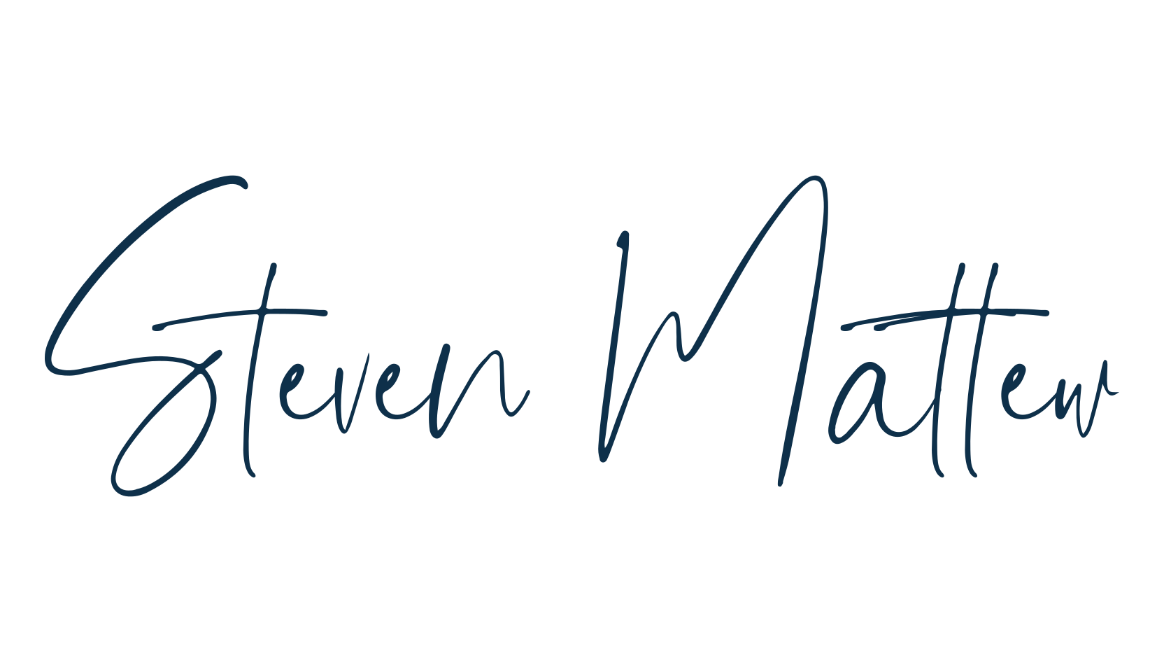 Steven Mattew, handwriting font preview