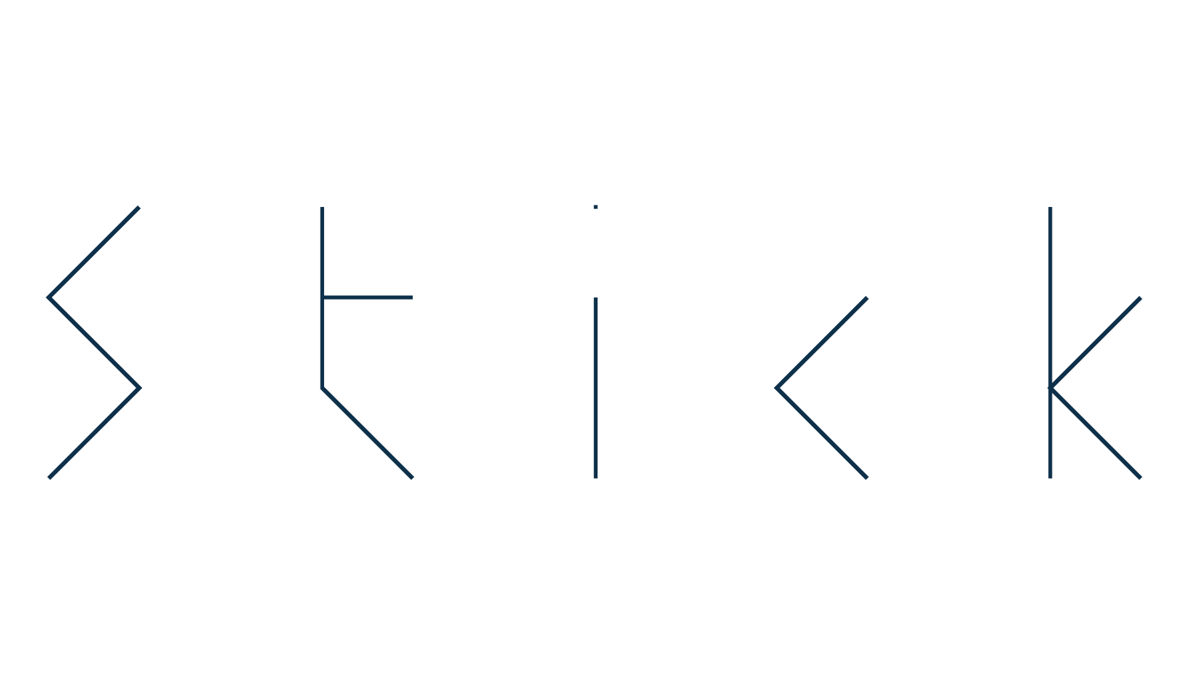 Stick, various font preview