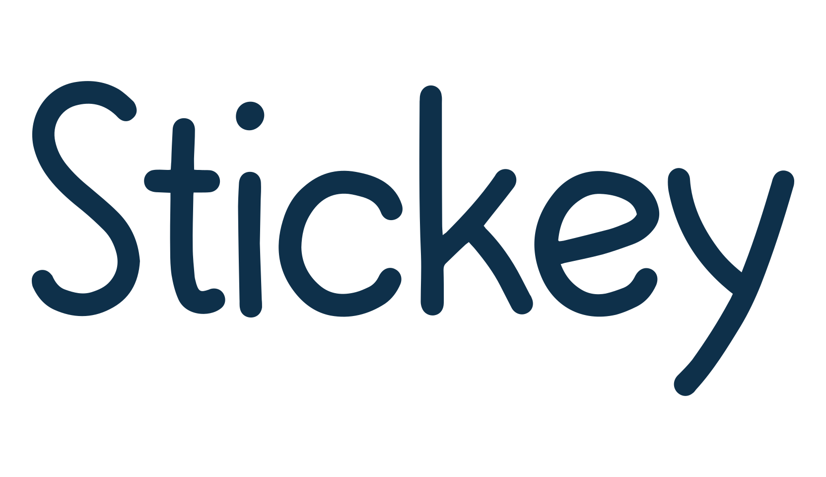 Stickey, fancy cartoon decorative comic font preview