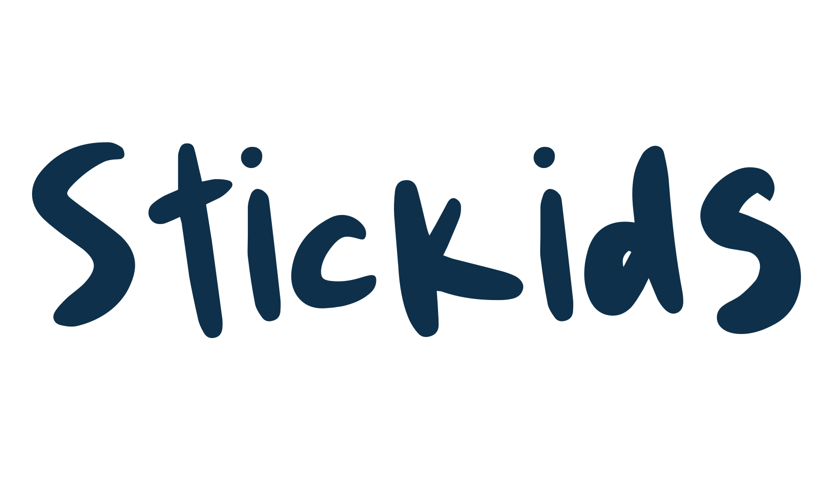 Stickids, fancy cartoon decorative font preview