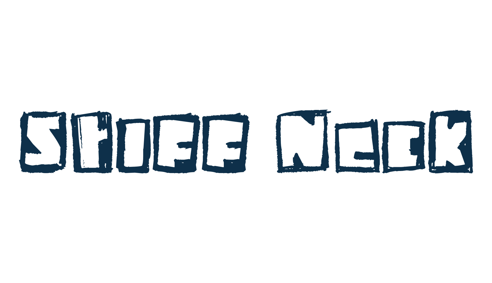 Stiff Neck, fancy various decorative font preview