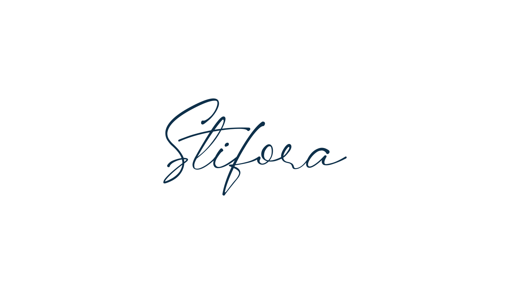 Stifora, script handwritten fancy decorative calligraphy font preview