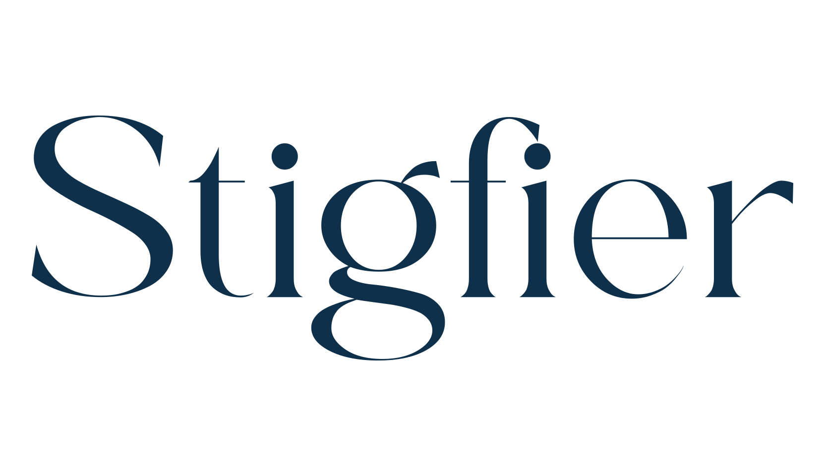 Stigfier, serif font preview