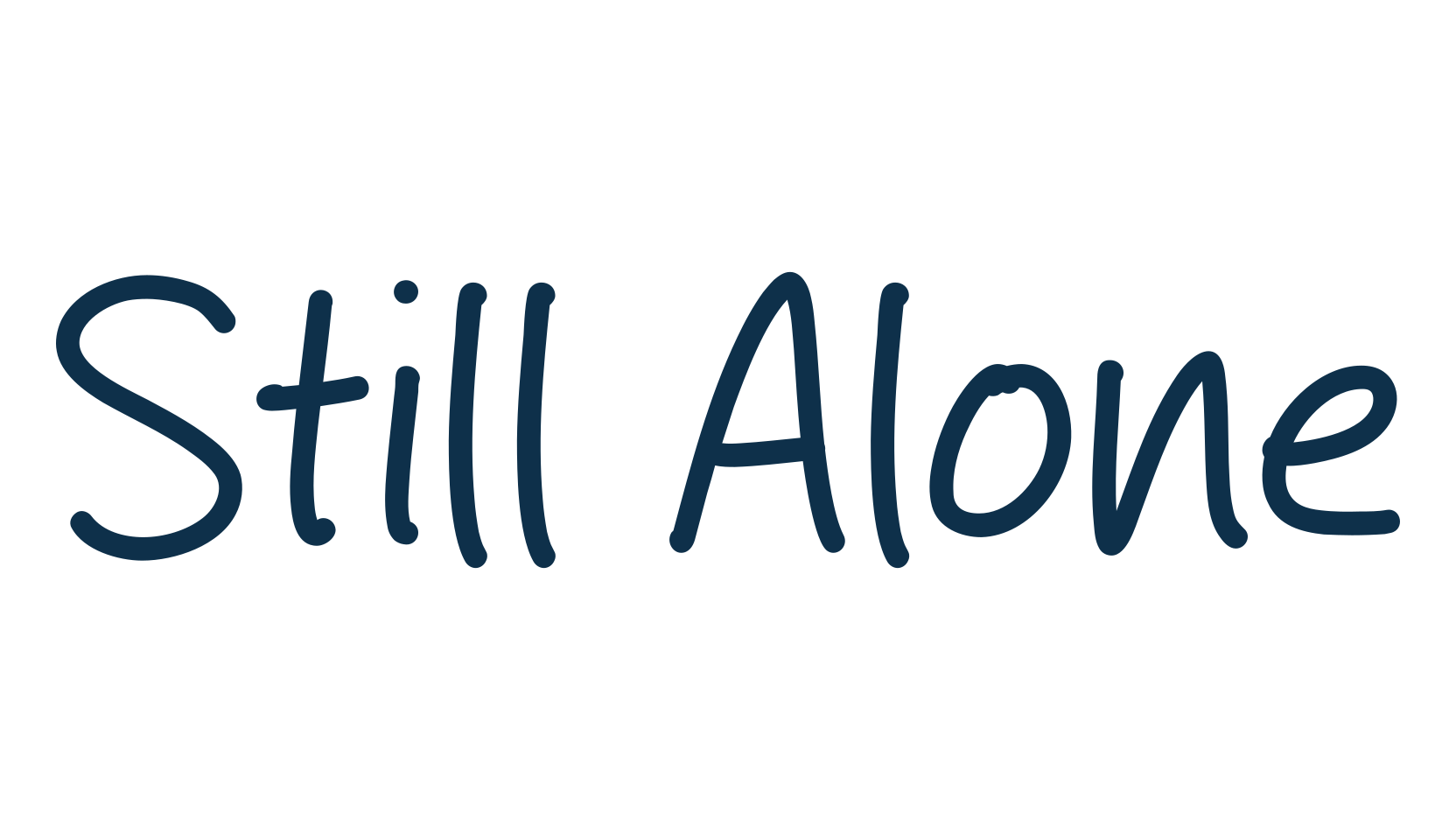 Still Alone, script handwritten fancy decorative calligraphy font preview