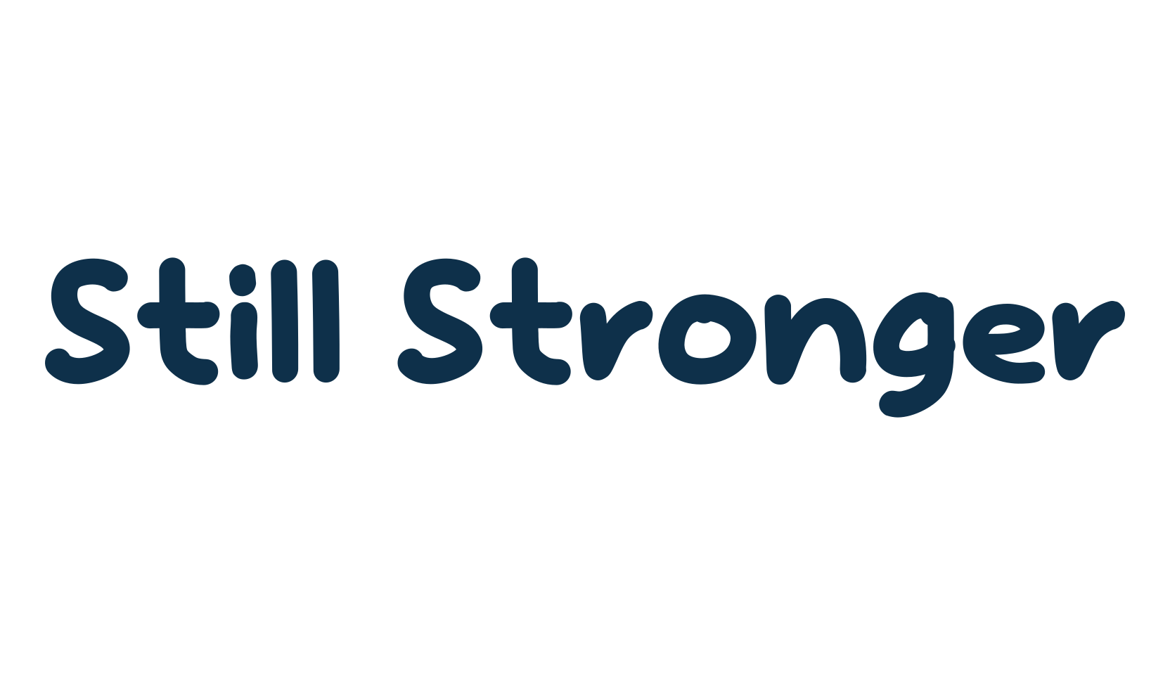 Still Stronger, script handwritten fancy decorative calligraphy font preview