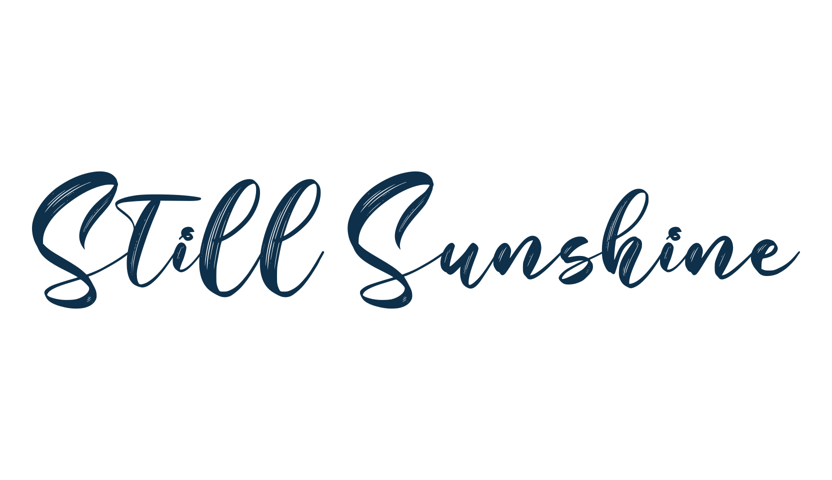 Still Sunshine, fancy decorative font preview