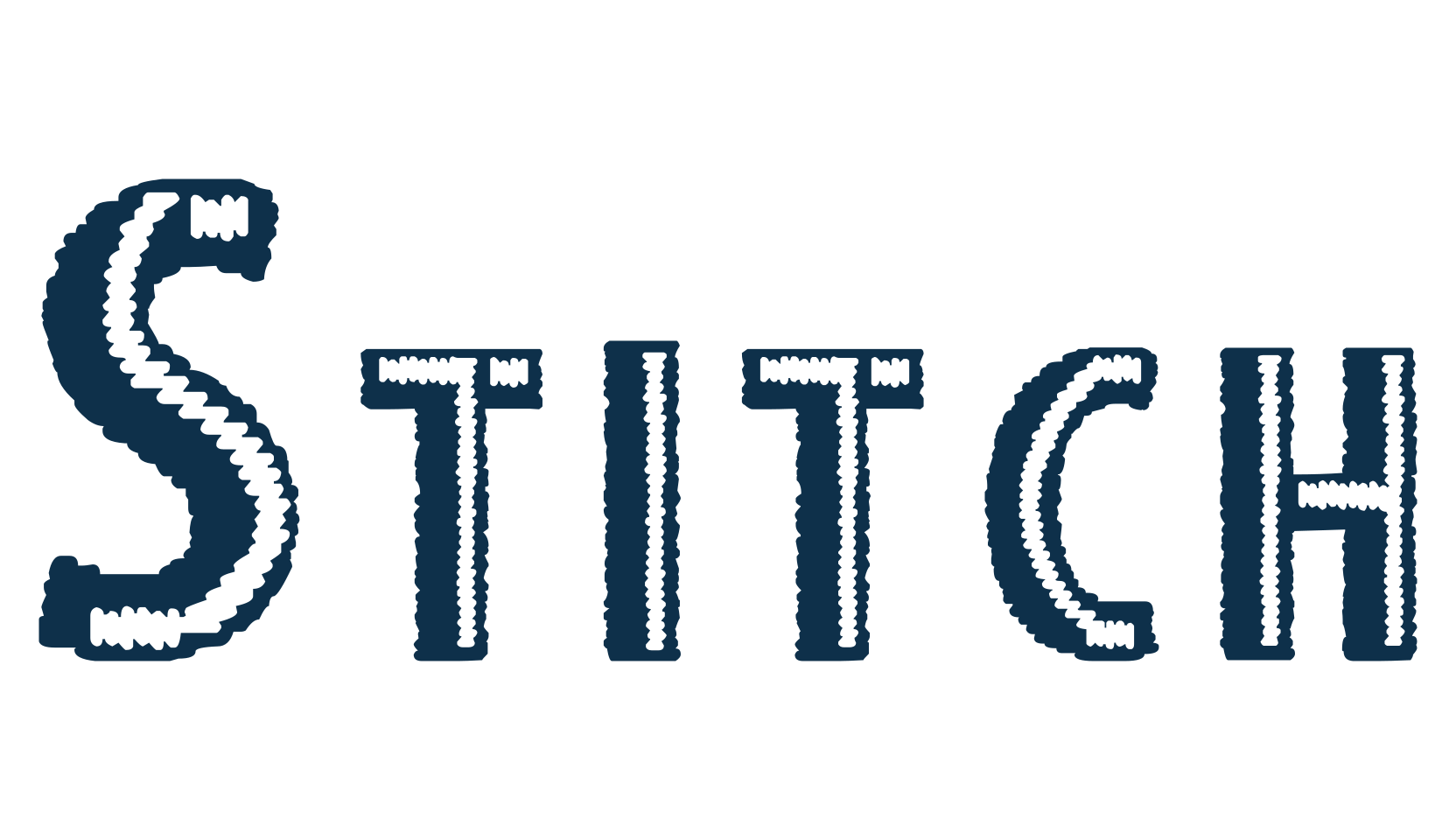 Stitch, fancy various decorative font preview