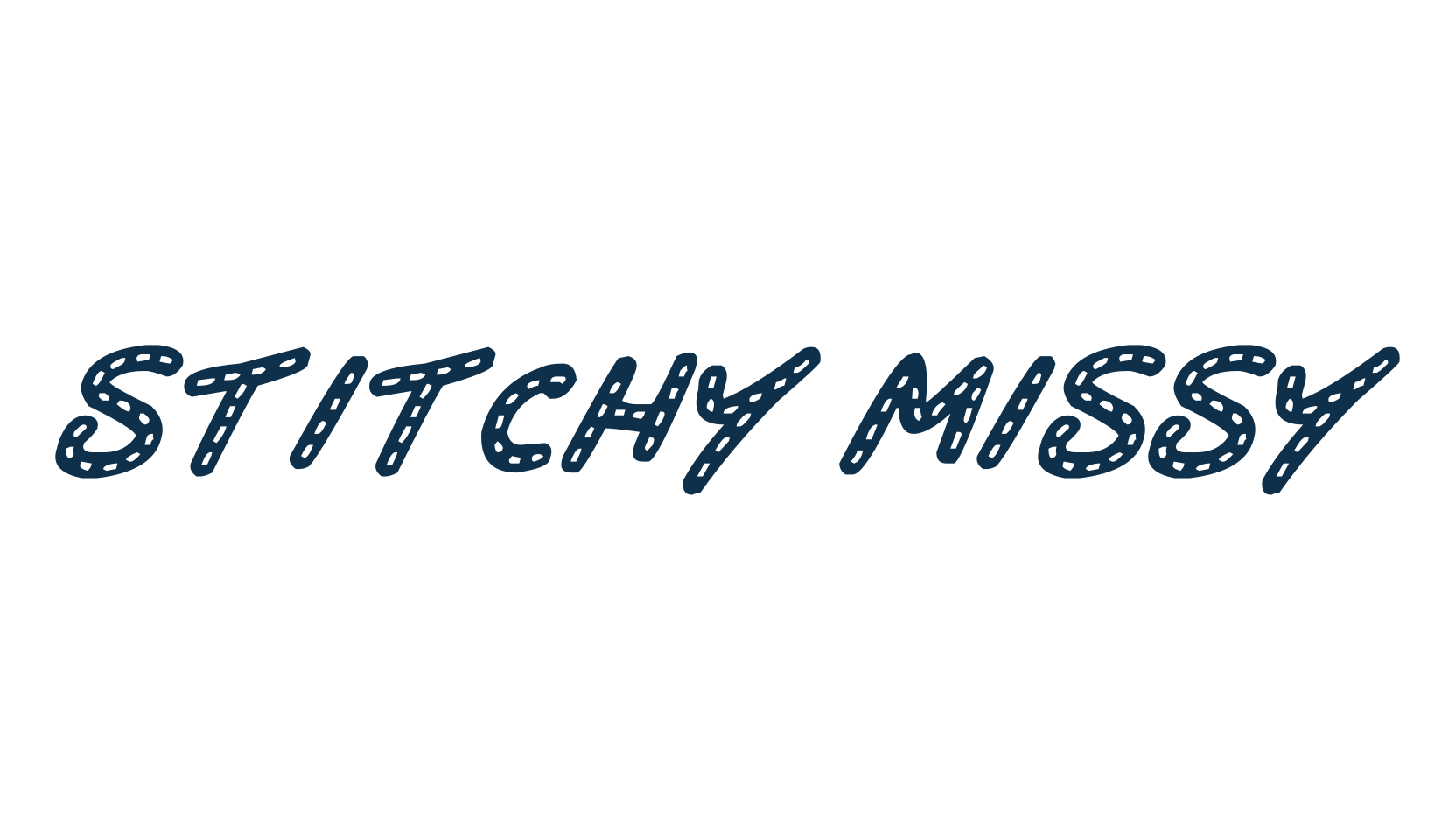Stitchy Missy, various font preview