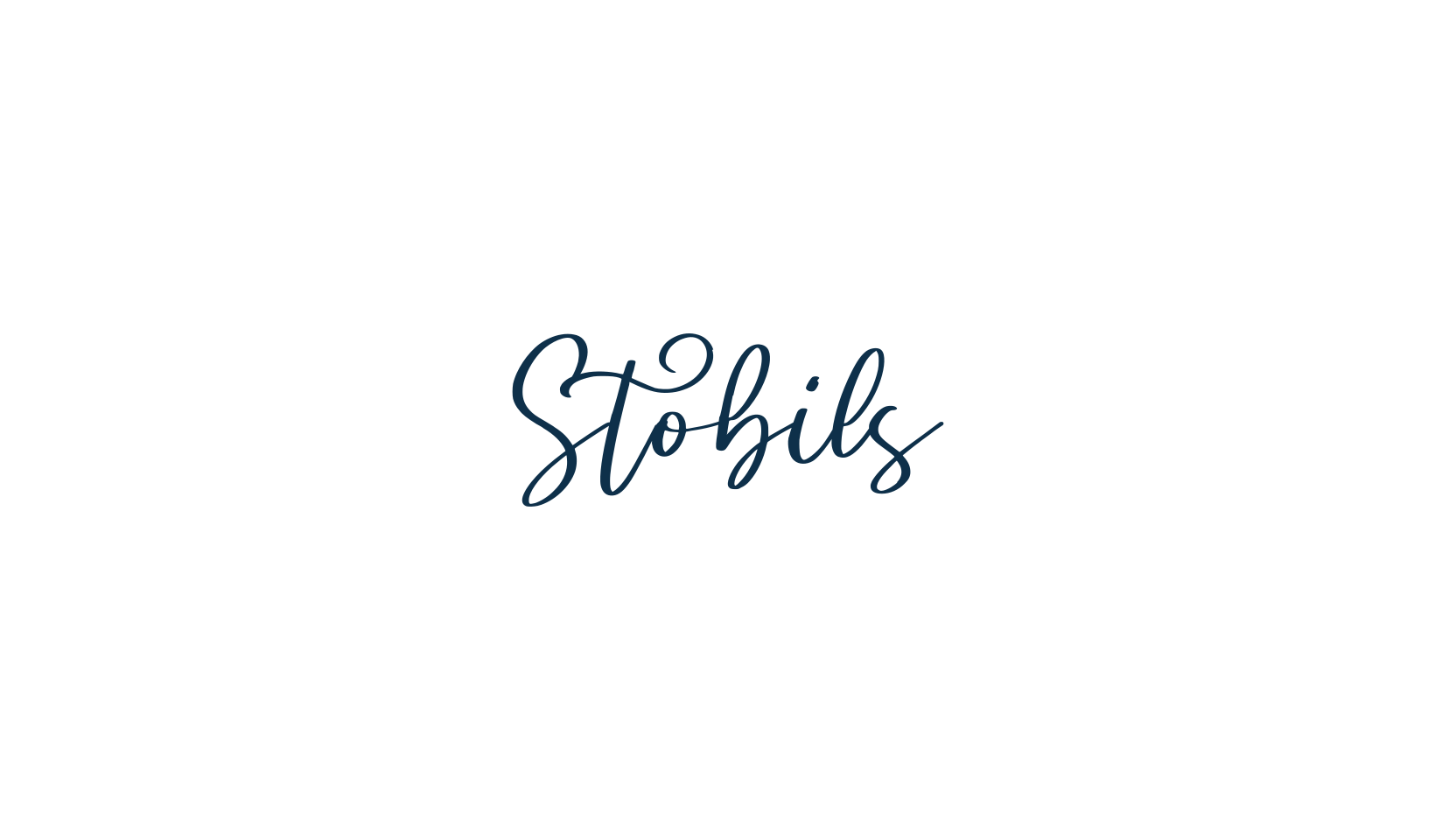 Stobils, handwriting font preview
