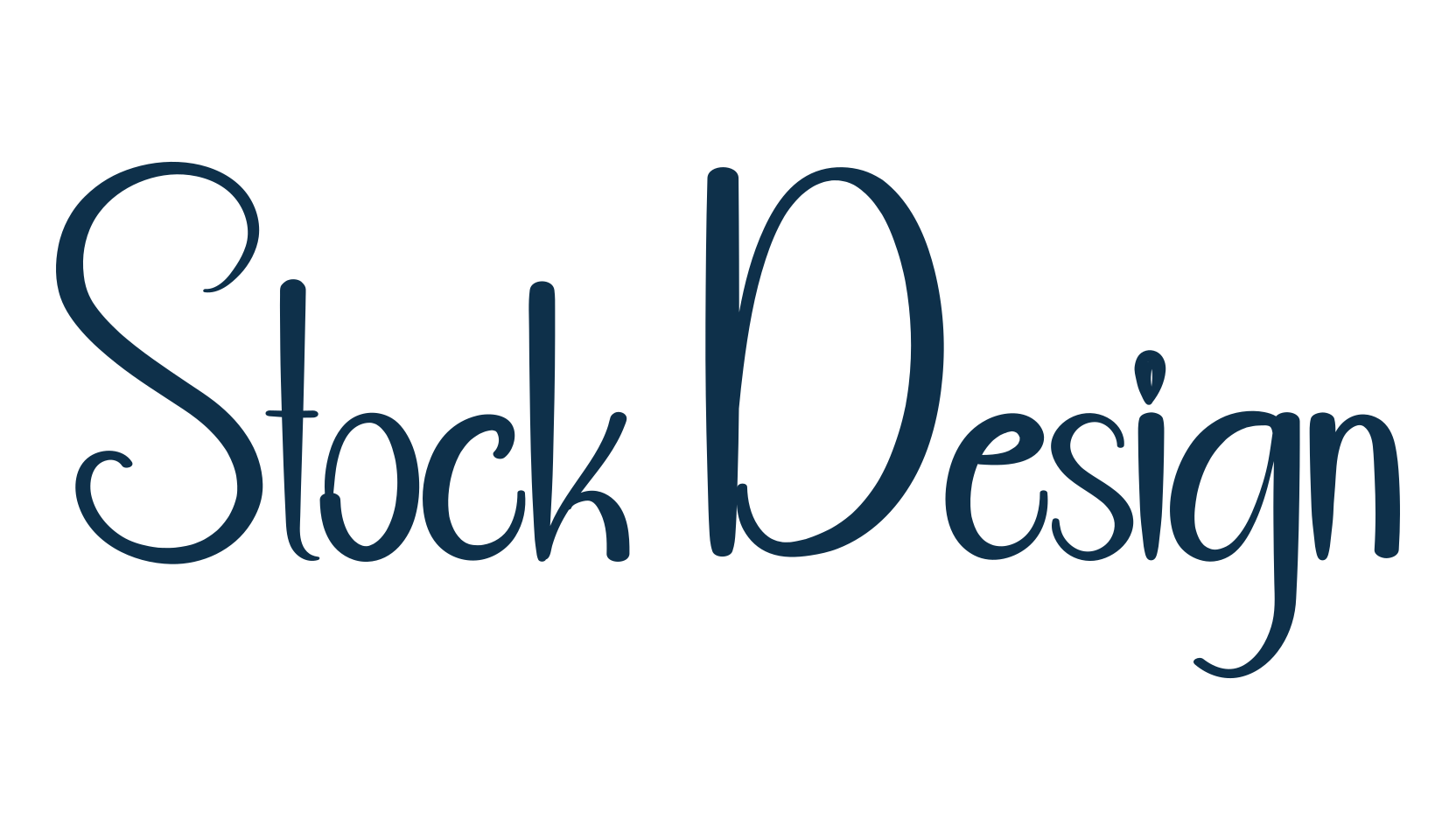 Stock Design, script handwritten fancy decorative calligraphy font preview