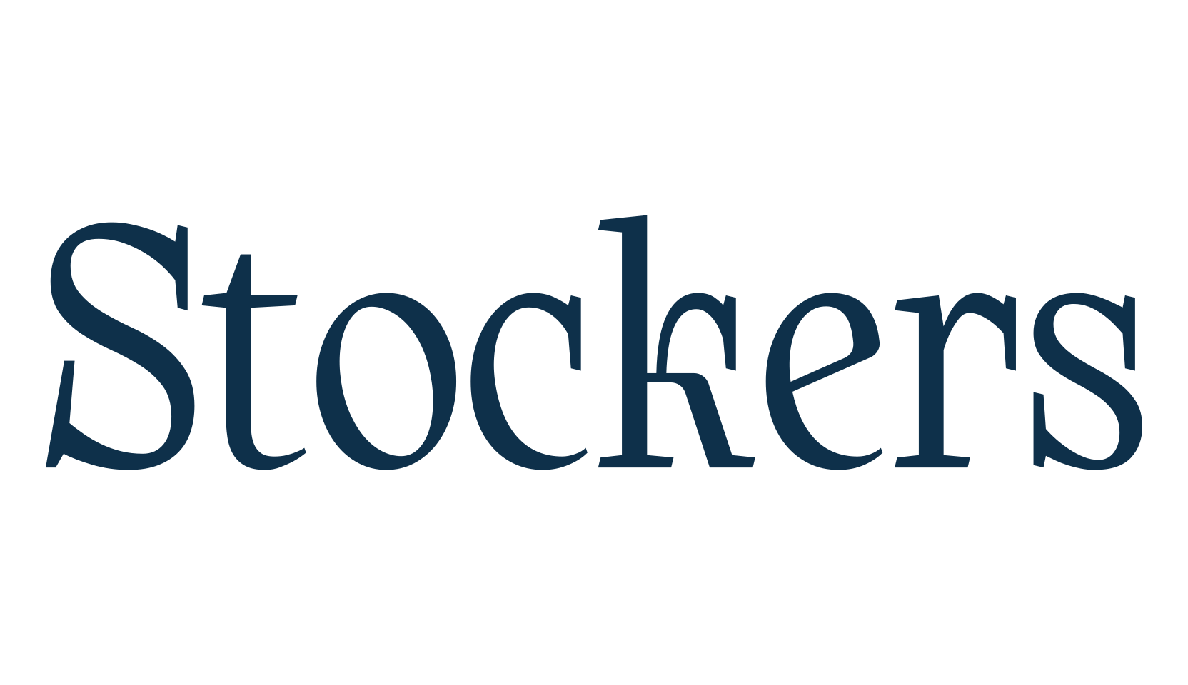 Stockers, basic serif font preview