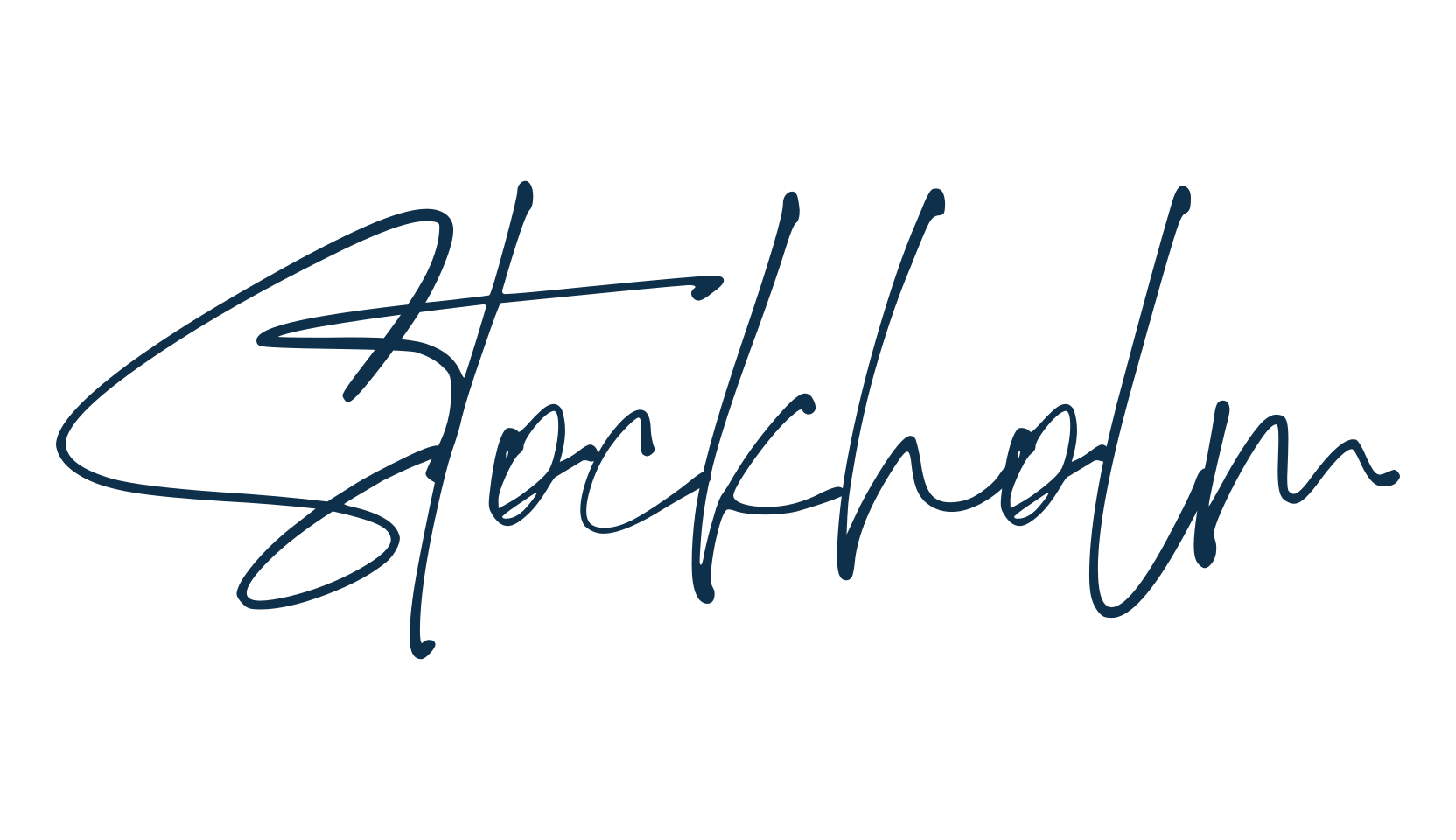 Stockholm, script handwritten fancy decorative calligraphy font preview