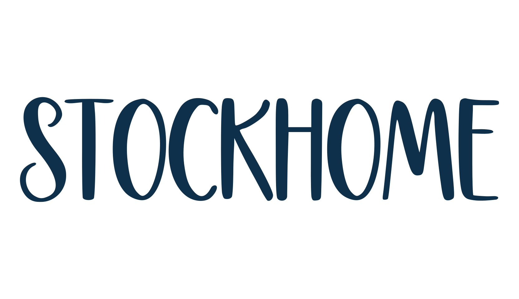Stockhome, handwriting font preview