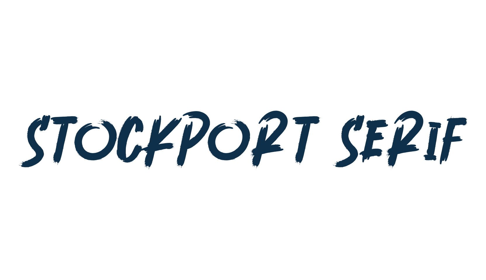 Stockport Serif, serif font preview