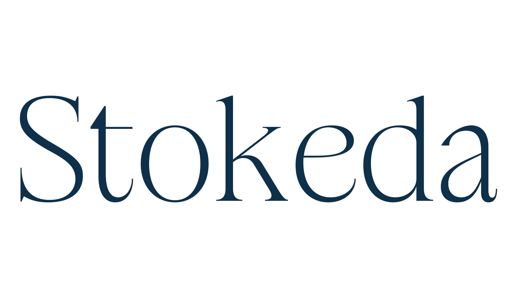 Stokeda, serif font preview