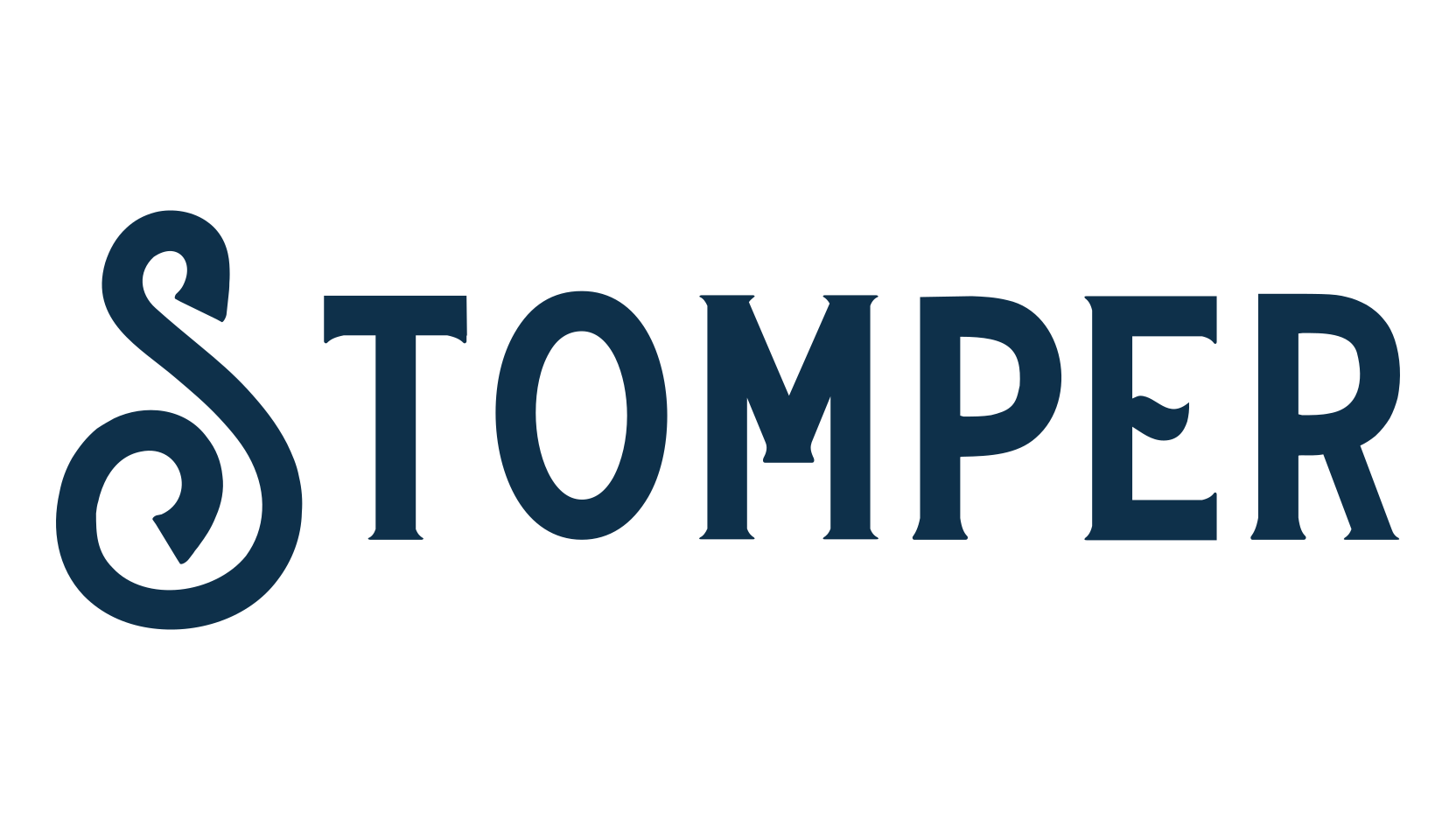 Stomper, fancy retro decorative font preview