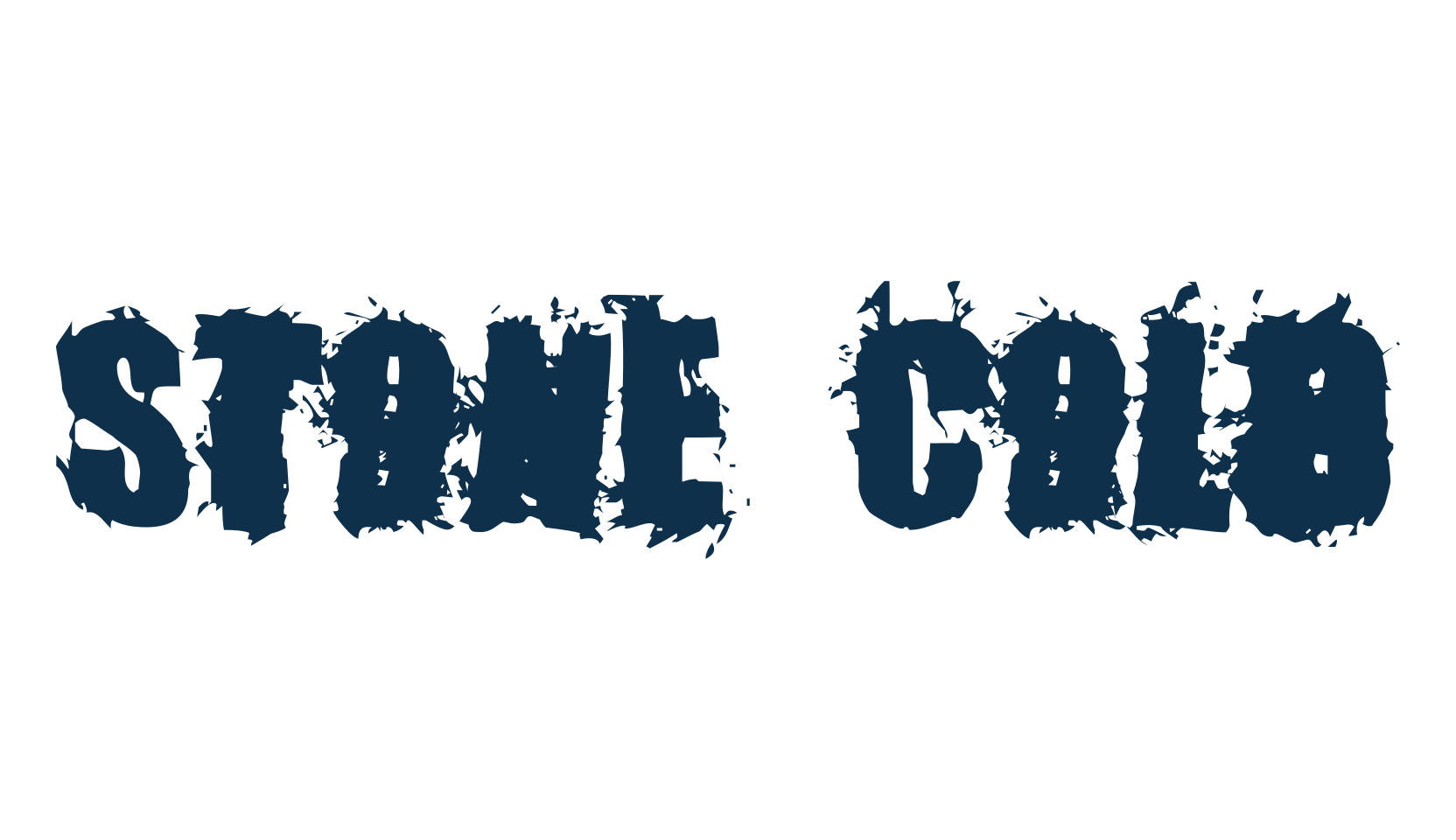 Stone Cold, fancy destroy decorative font preview