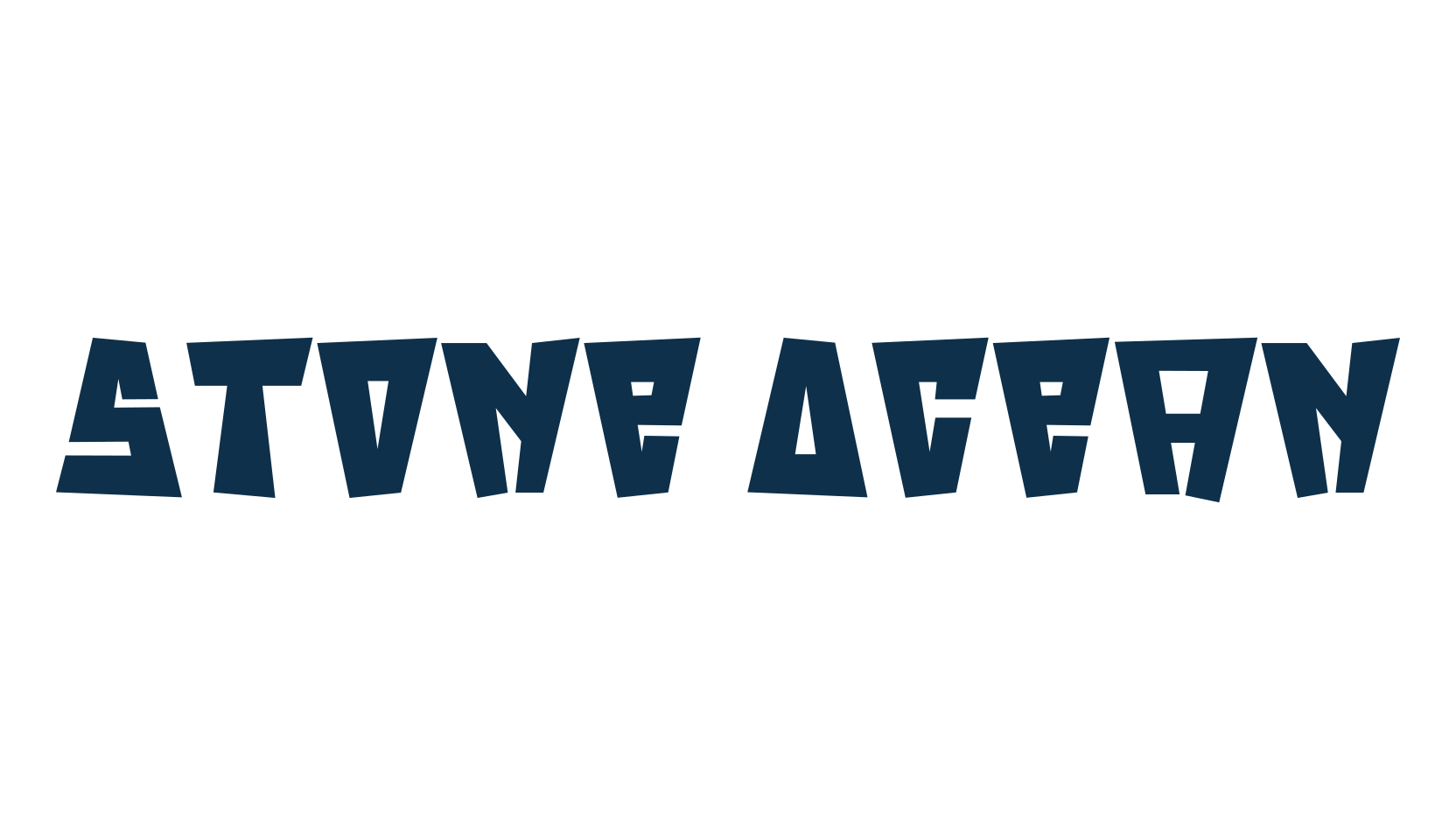 Stone Ocean, fancy cartoon decorative font preview