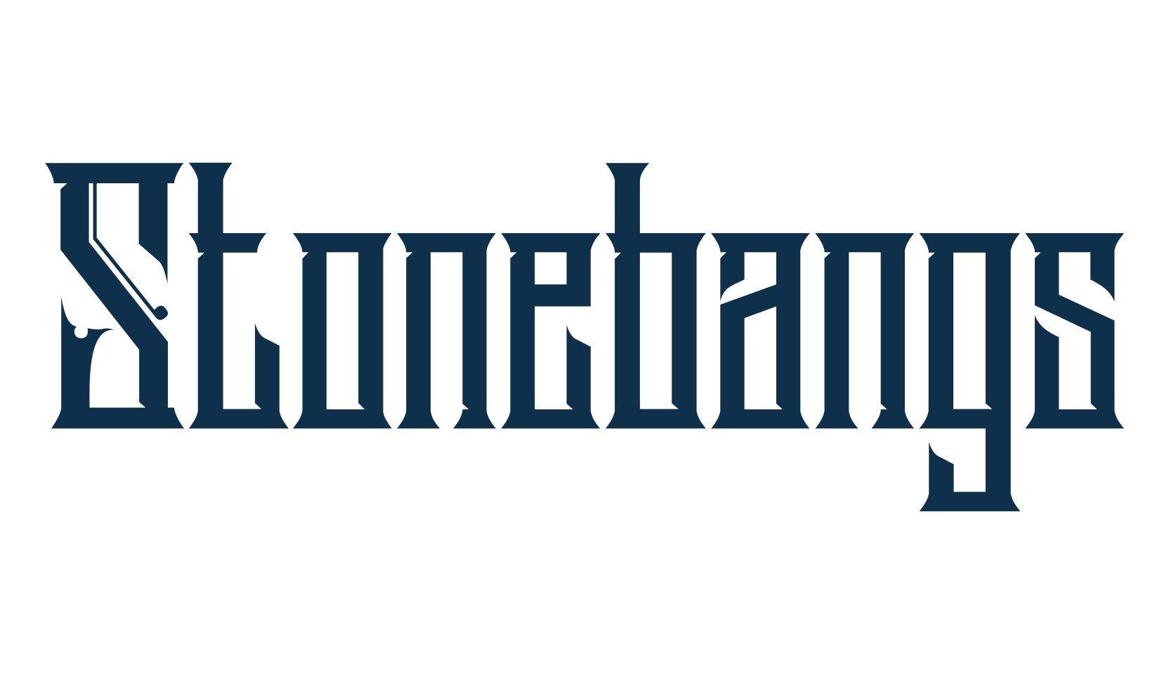 Stonebangs, fancy retro decorative font preview