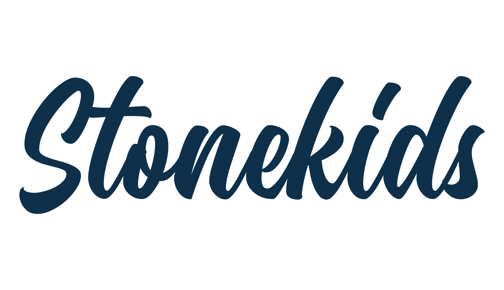 Stonekids, old school font preview