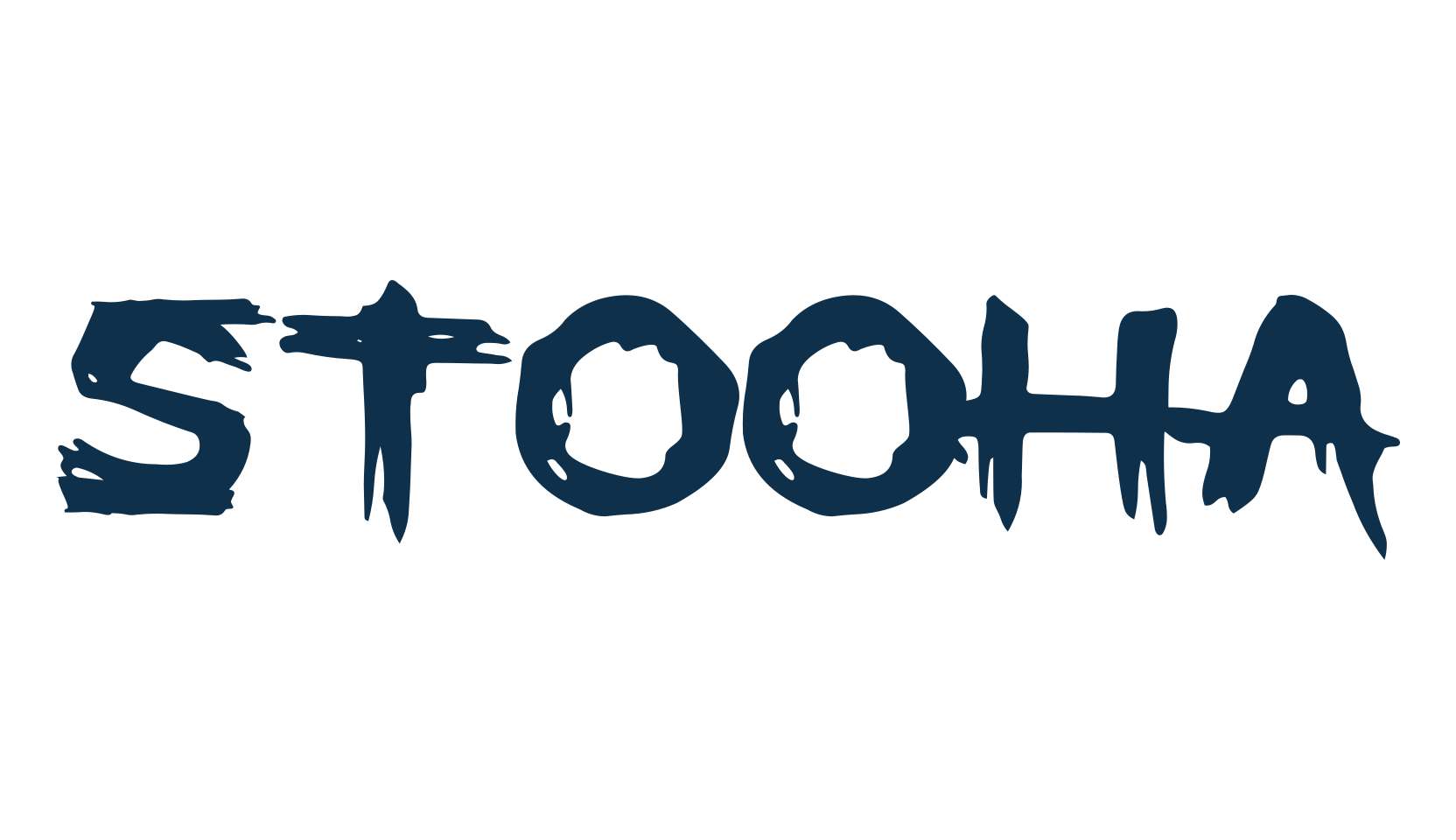 Stooha, script trash fancy decorative calligraphy font preview