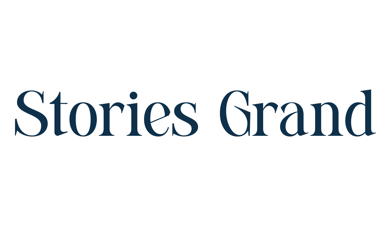 Stories Grand, basic serif font preview