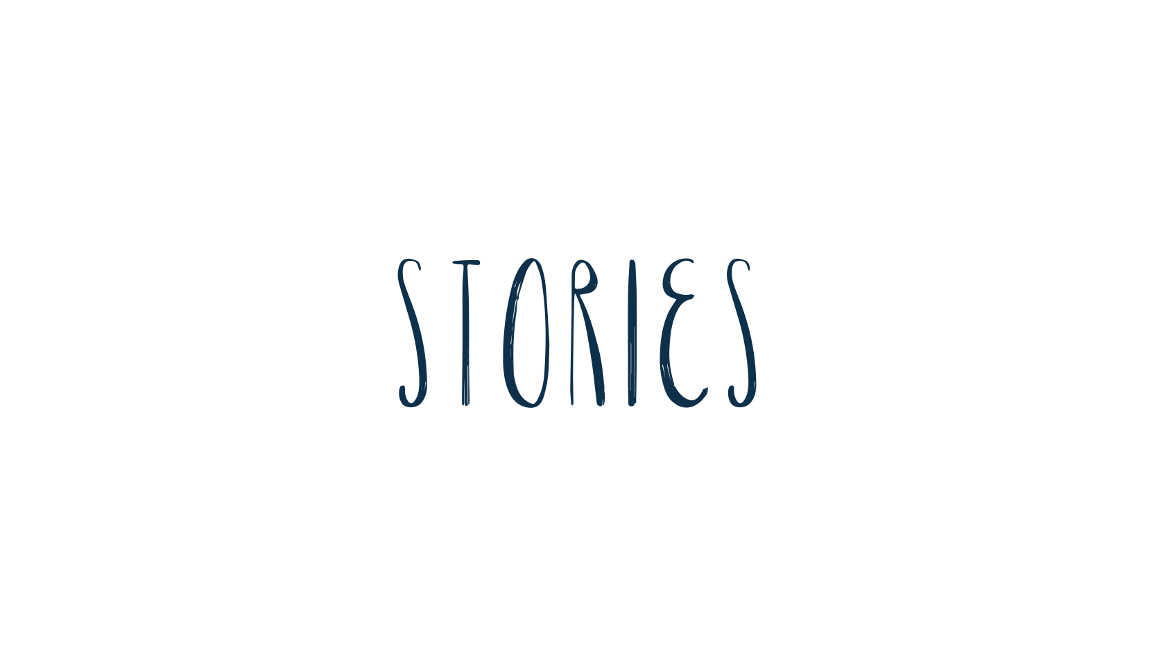 Stories (stories), fancy decorative font preview