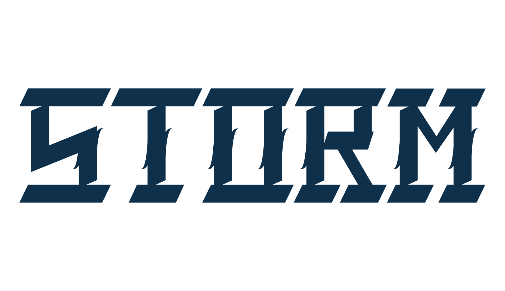 Storm (storm2), gothic modern font preview