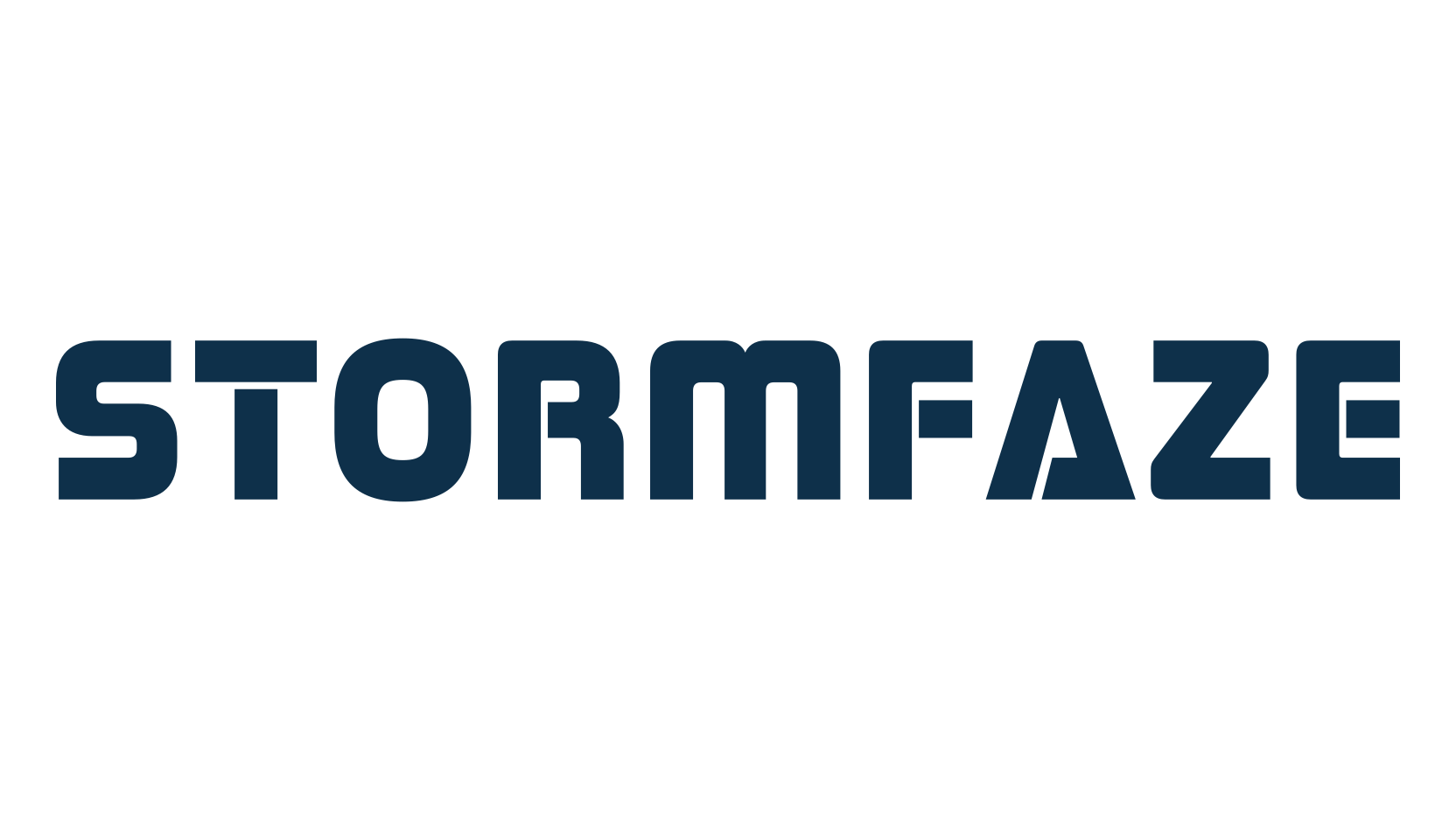 Stormfaze, techno sci-fi font preview