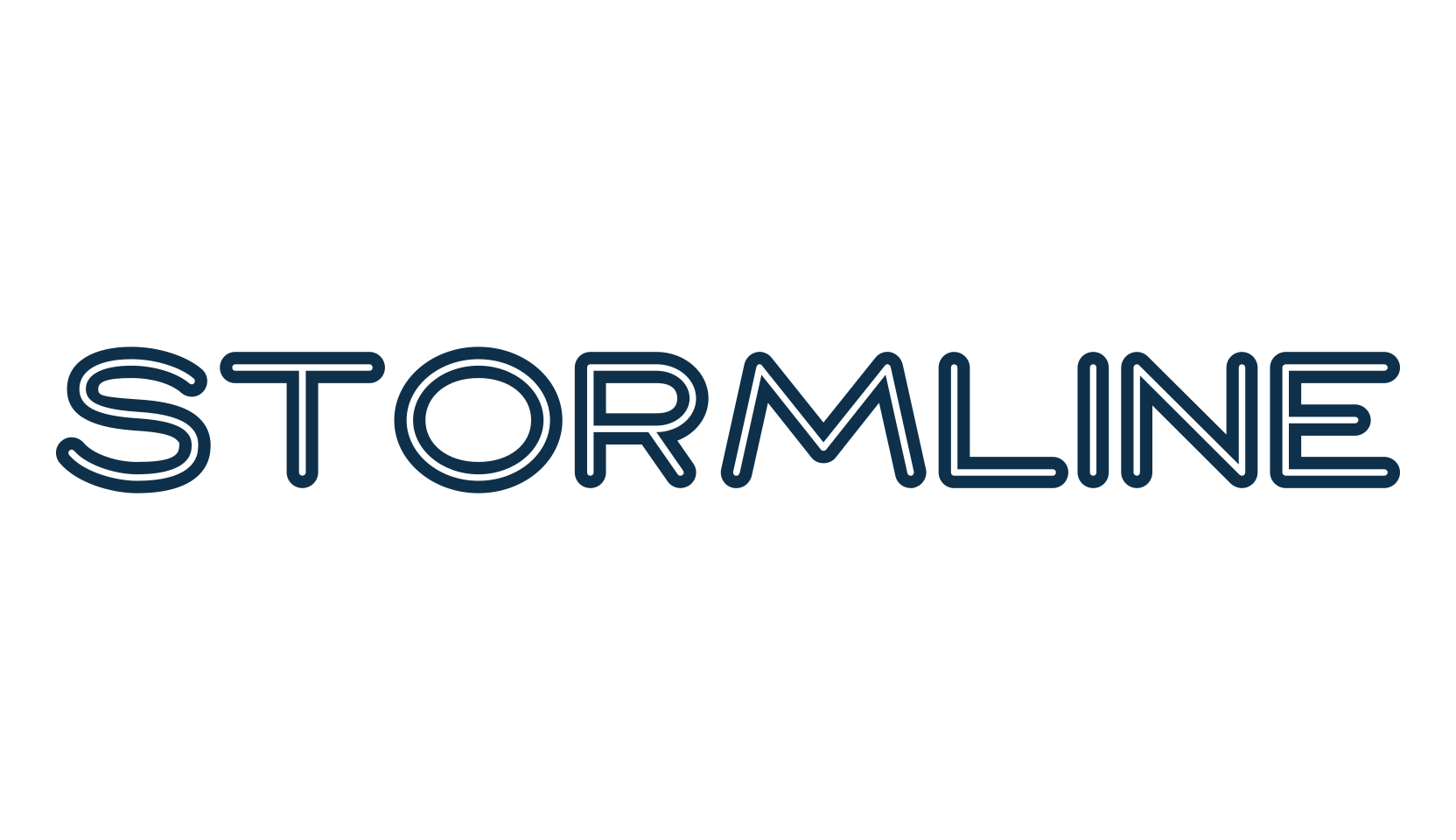 Stormline, sans serif font preview