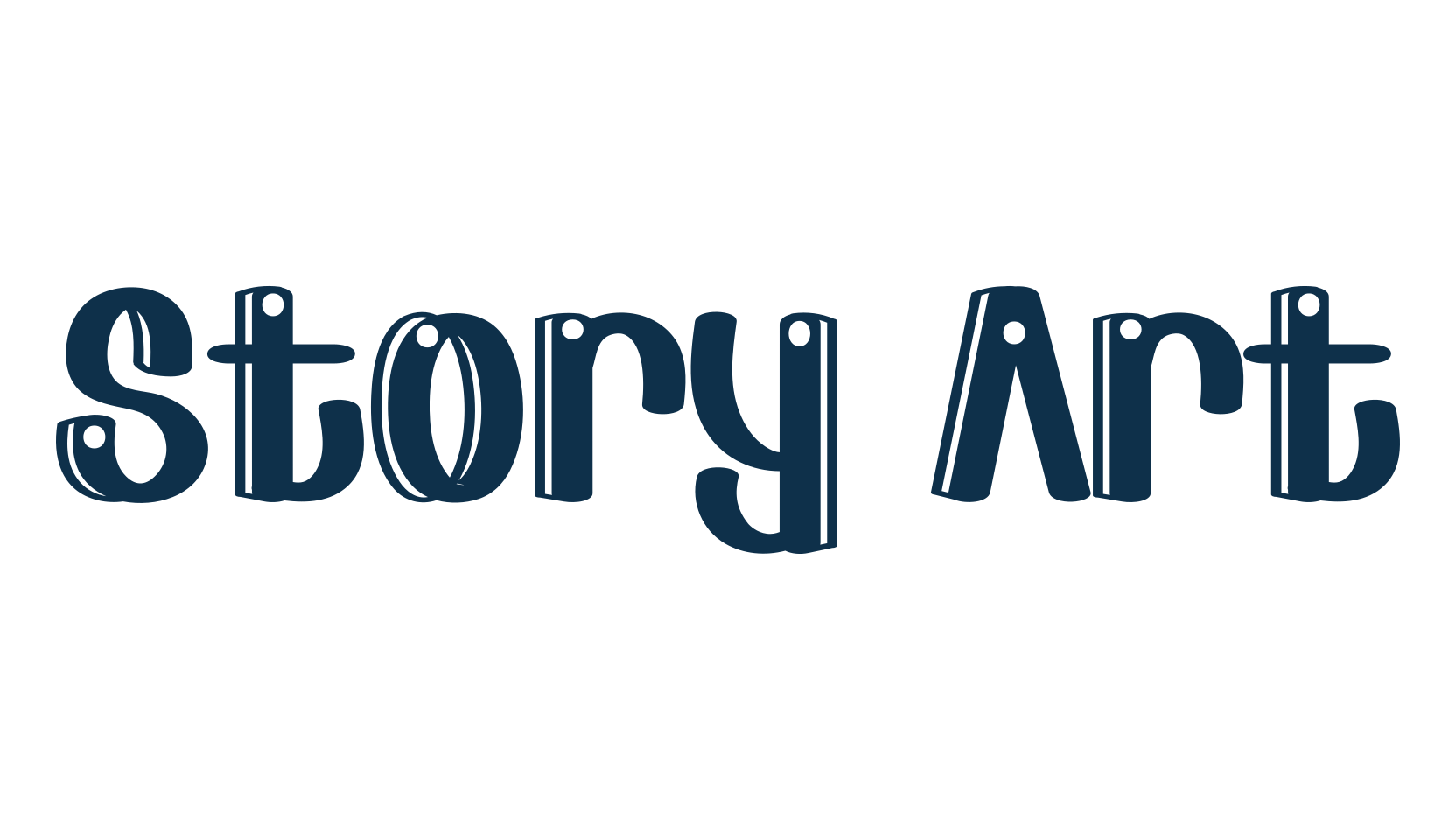 Story Art, various font preview
