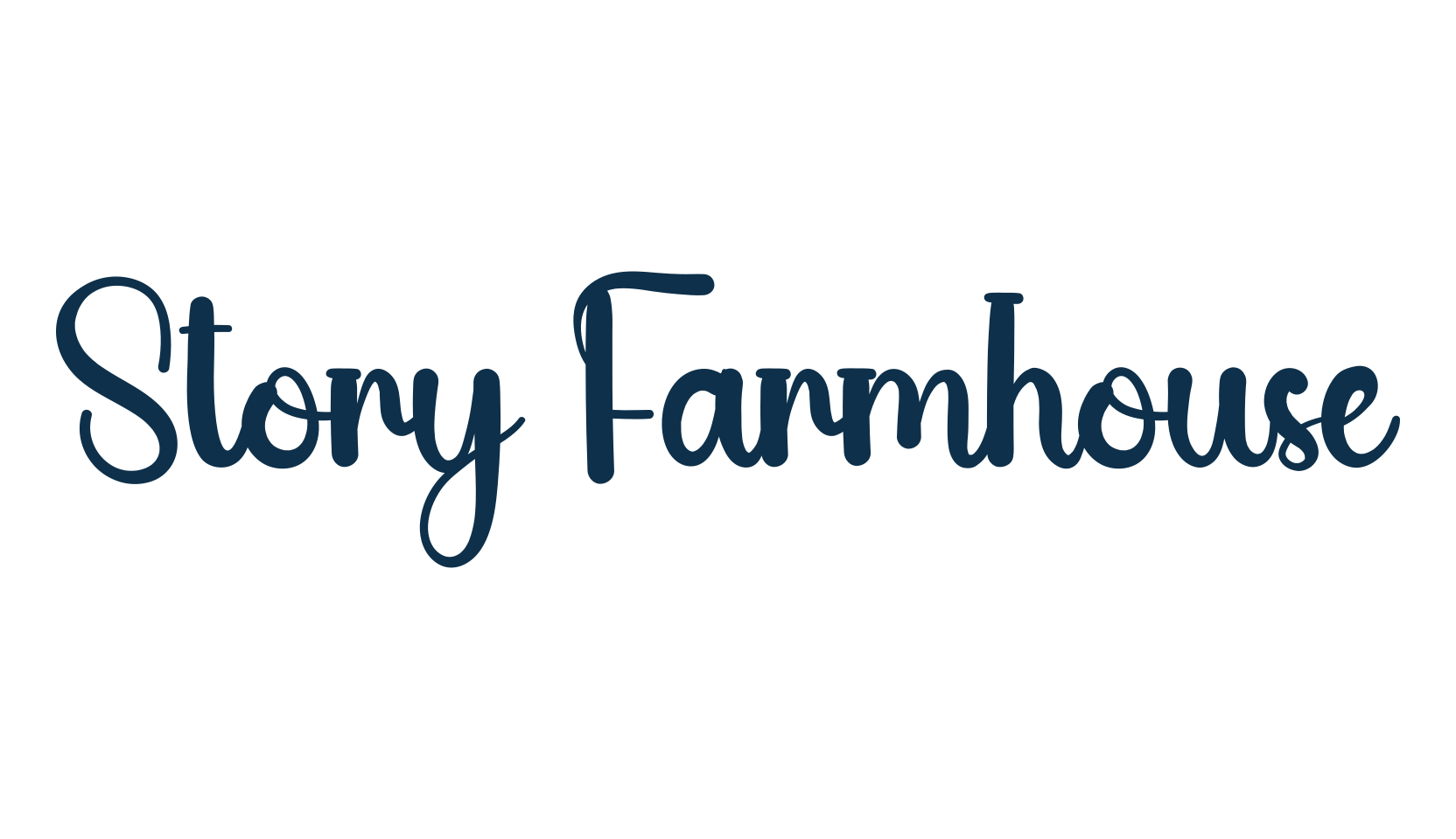 Story Farmhouse, fancy various decorative script calligraphy font preview