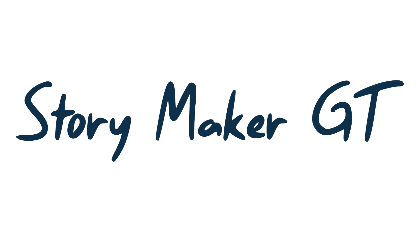 Story Maker GT, handwriting font preview