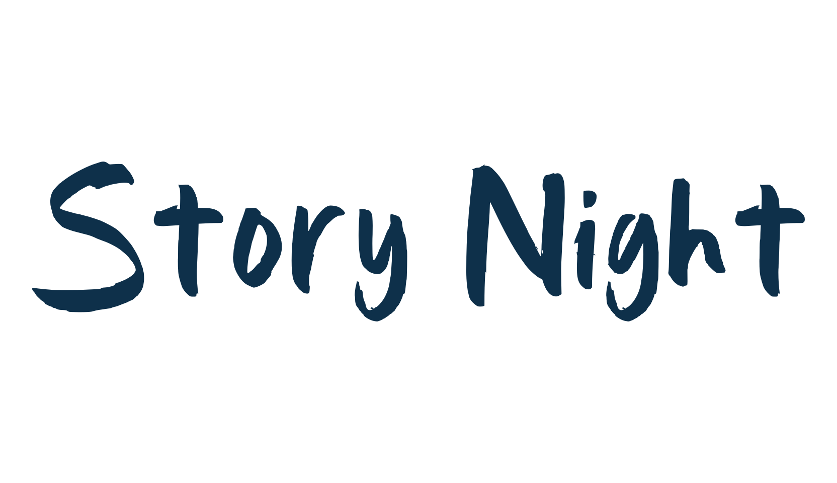 Story Night, script brush fancy decorative calligraphy font preview