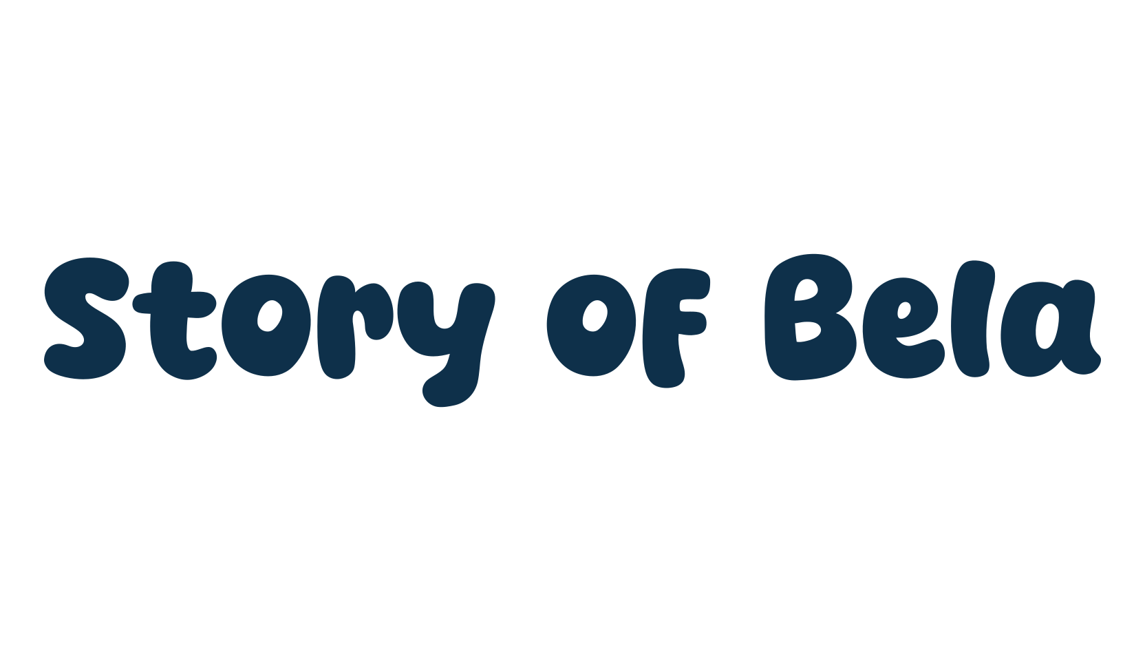 Story of Bela, cartoon font preview