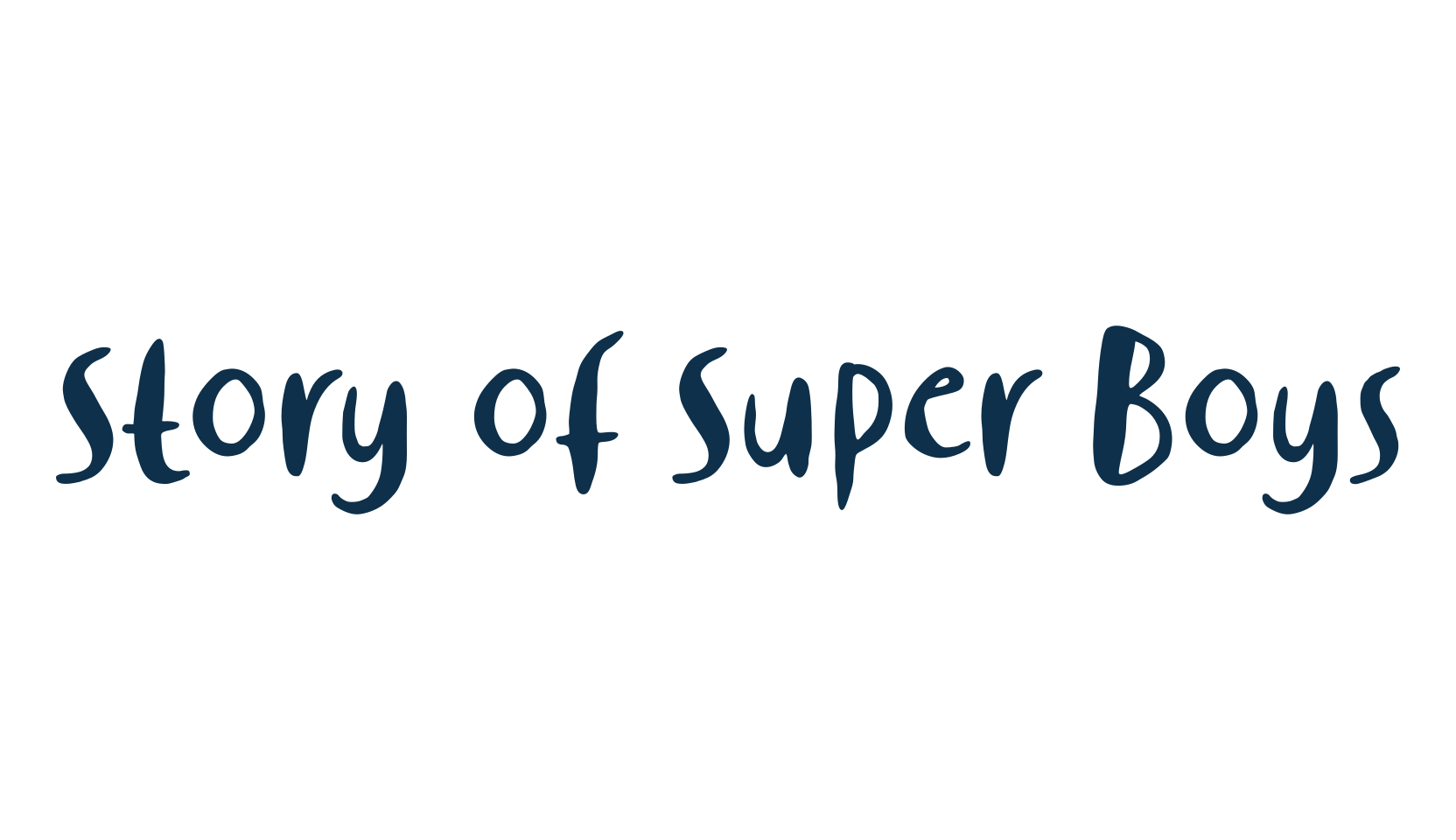 Story of Super Boys, brush font preview