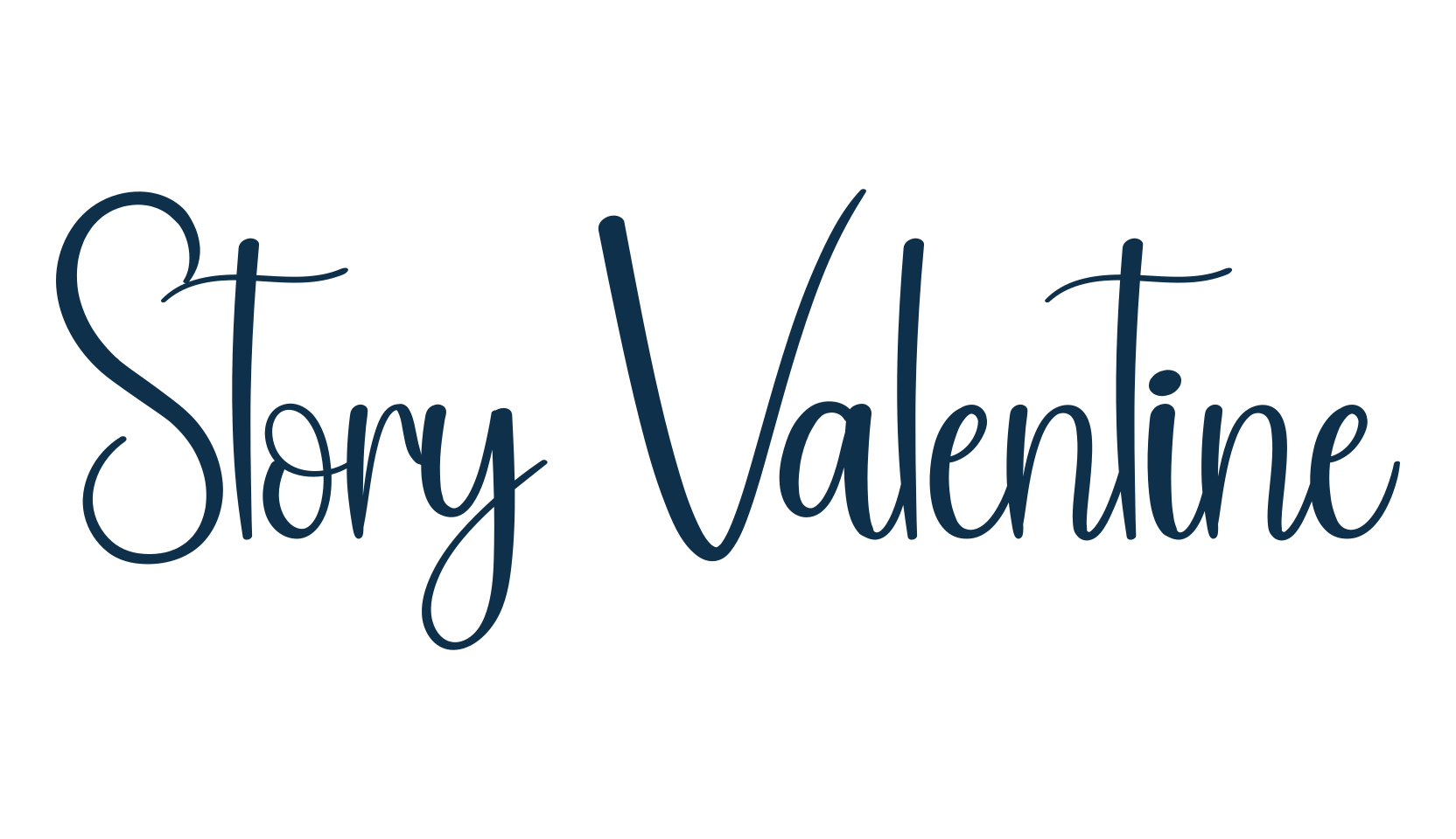Story Valentine, script handwritten fancy decorative calligraphy font preview