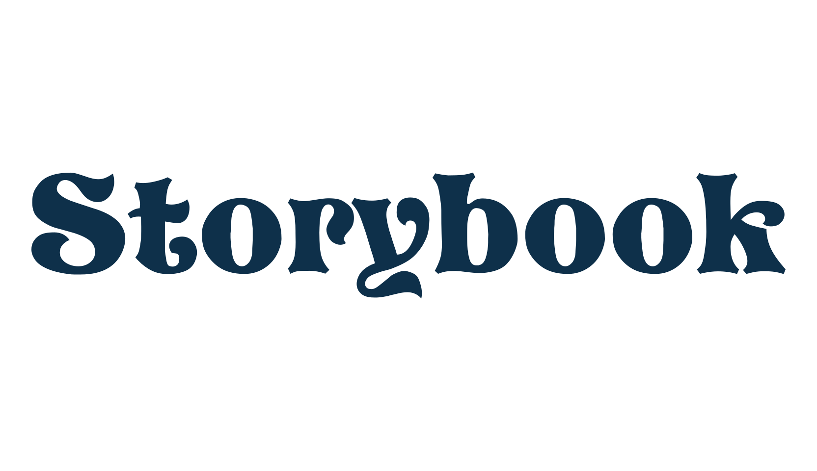 Storybook, retro font preview