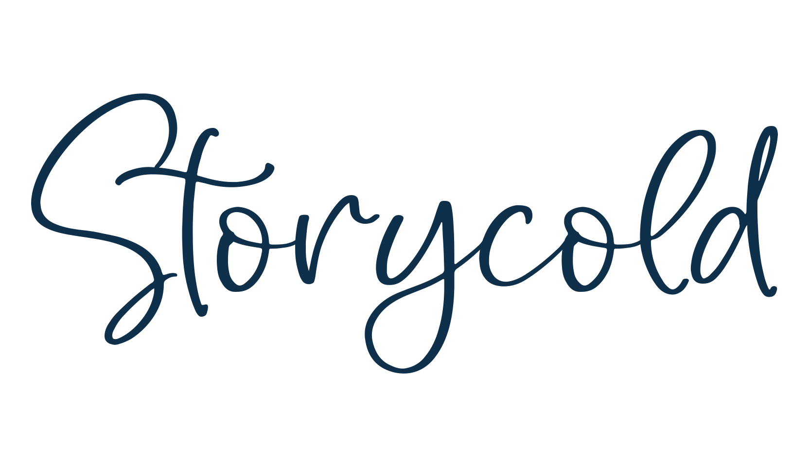 Storycold, script handwritten fancy decorative calligraphy font preview