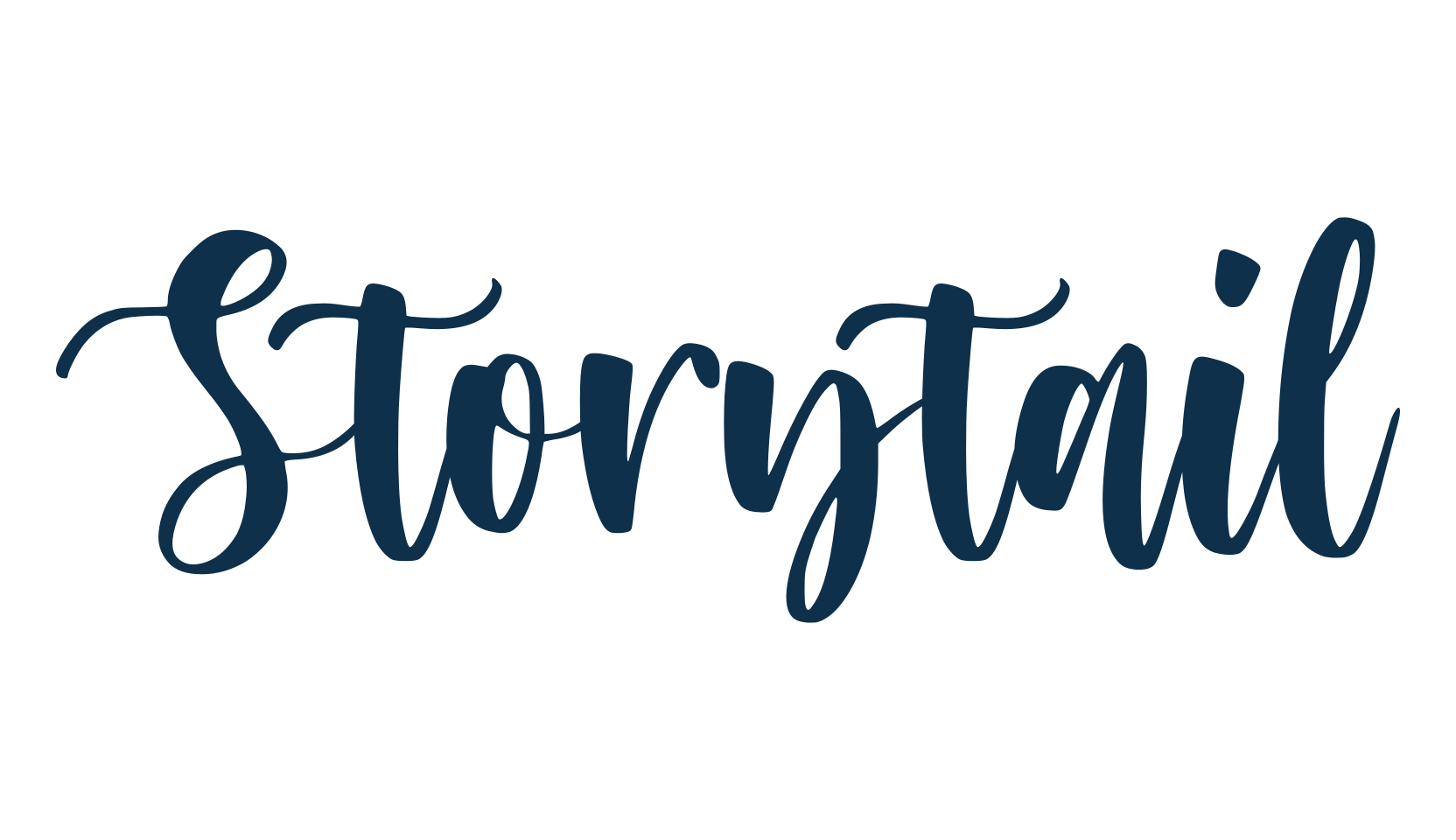 Storytail, fancy decorative font preview