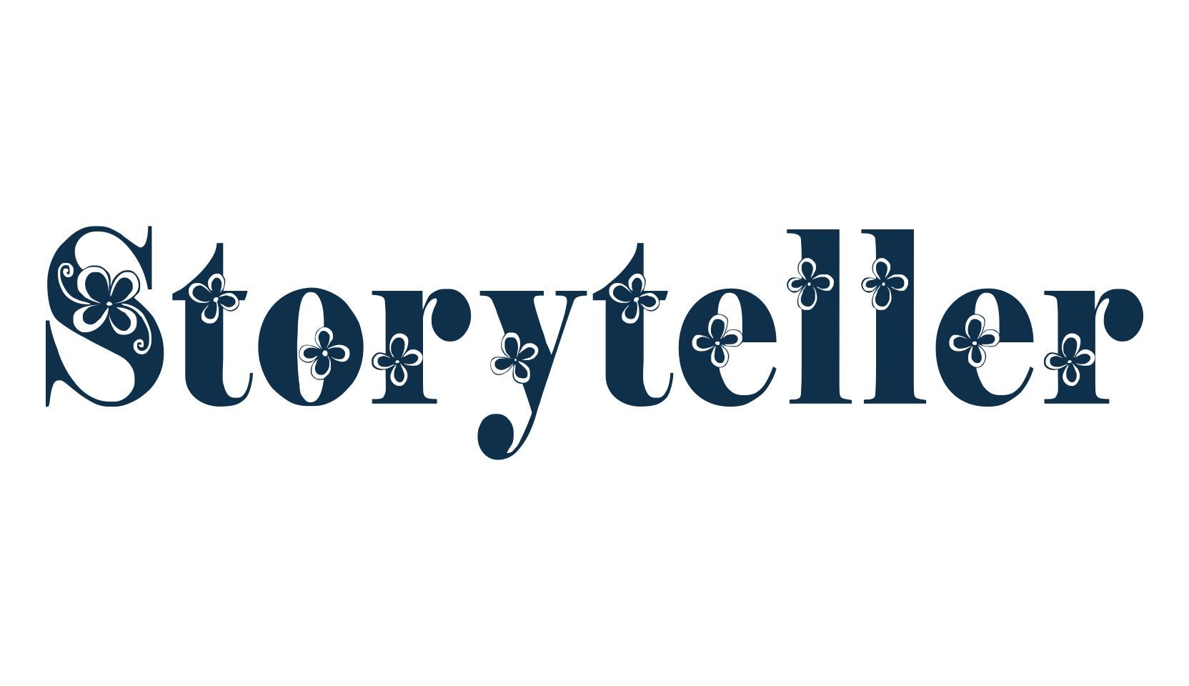 Storyteller, decorative font preview