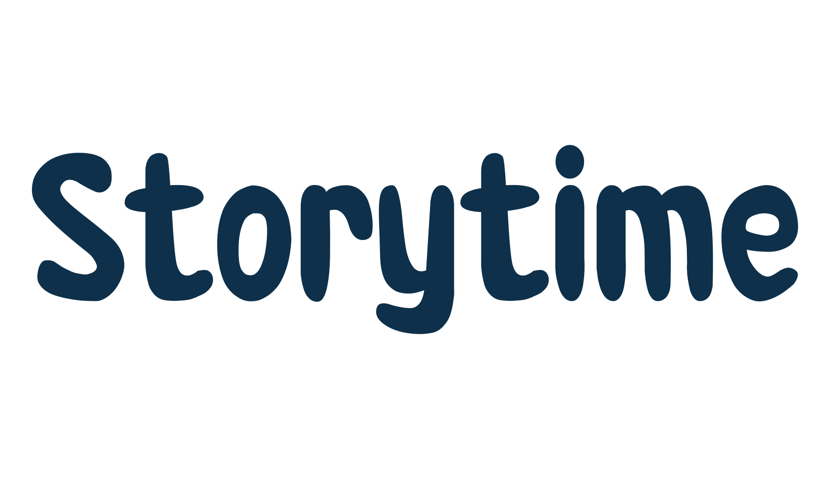 Storytime, cartoon font preview
