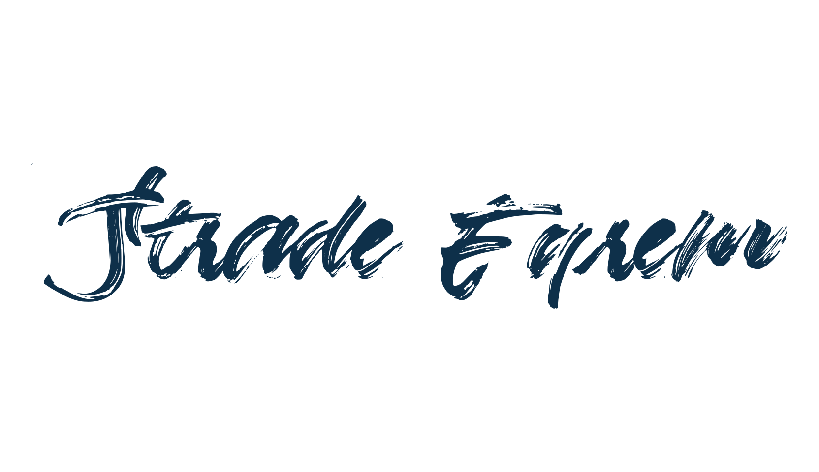 Strade Eqrem, brush font preview