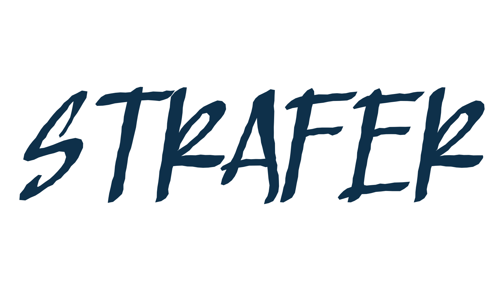 Strafer, script graffiti fancy decorative calligraphy font preview