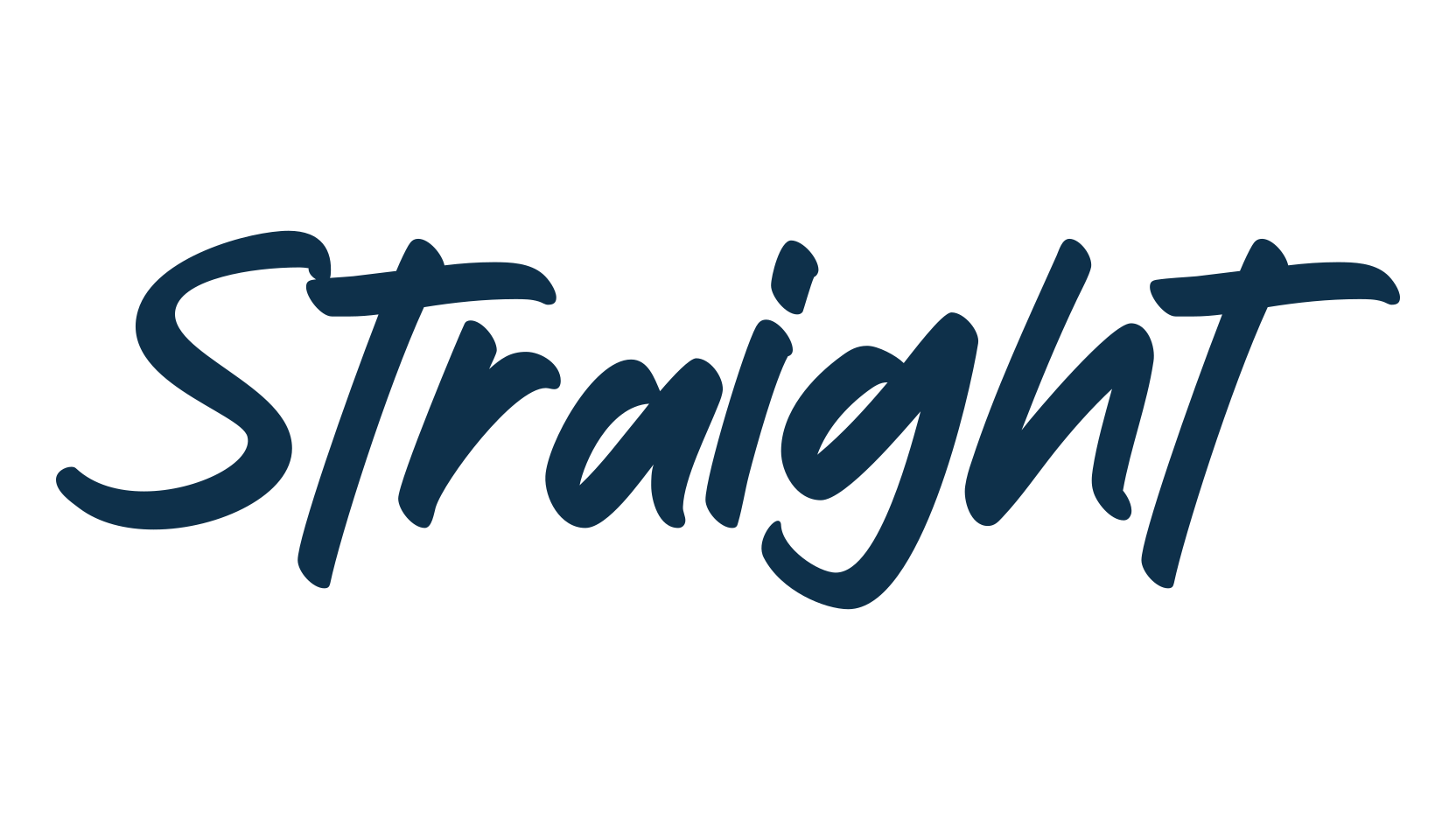 Straight (straight), script handwritten fancy decorative calligraphy font preview