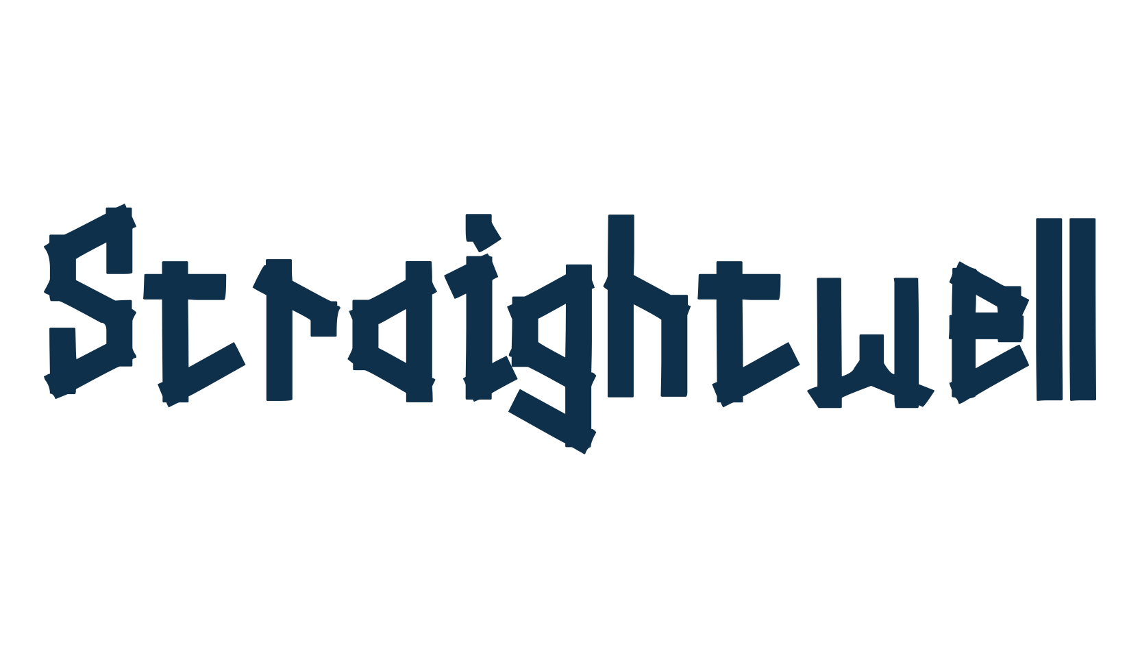 Straightwell, various font preview