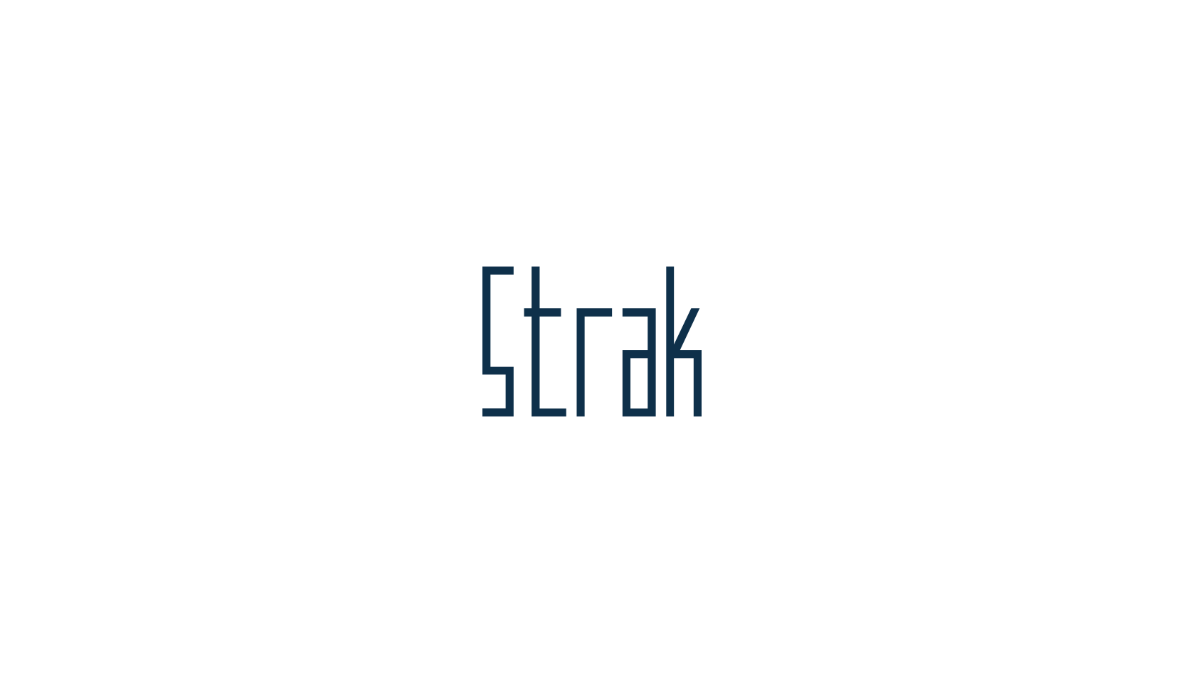 Strak, basic sans serif font preview